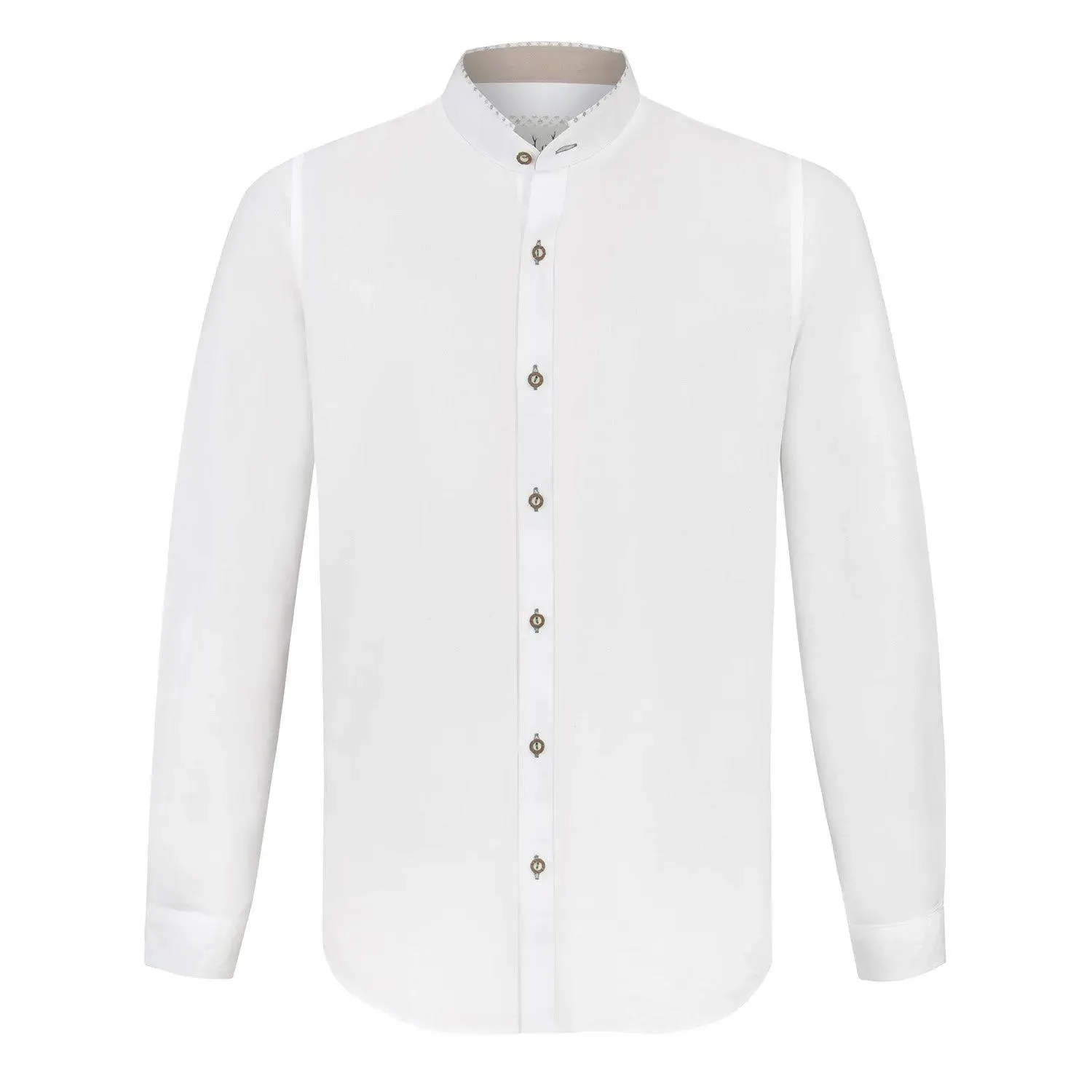 Herrenhemd “Reno”, Weiß-Grün