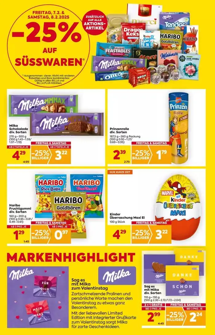 Vorschau BILLA Wien KW06 2025 von 3. Februar bis 17. Februar 2025 - Flugblätt seite 2