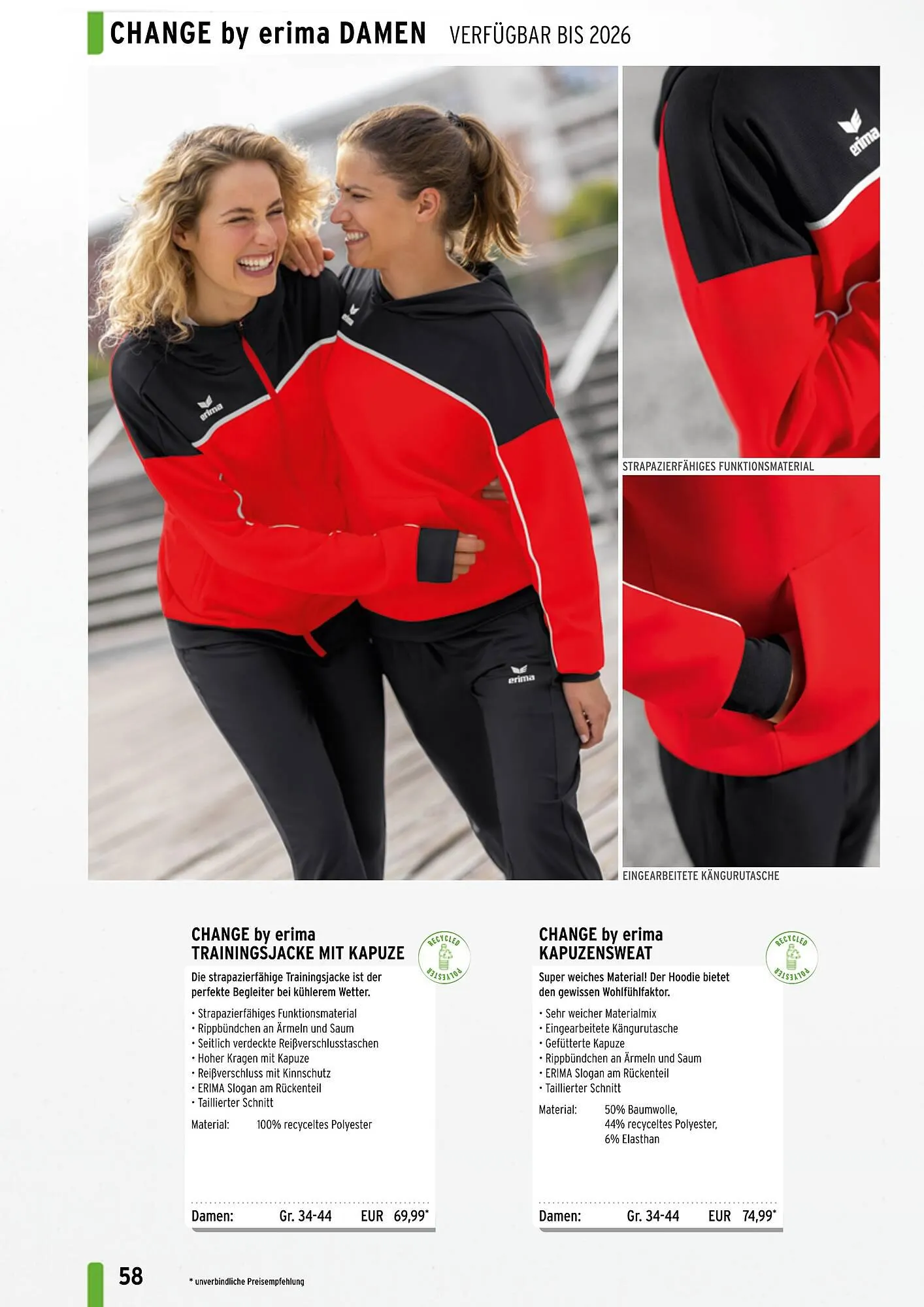 ERIMA Flugblatt von 2. Jänner bis 31. Dezember 2024 - Flugblätt seite  58