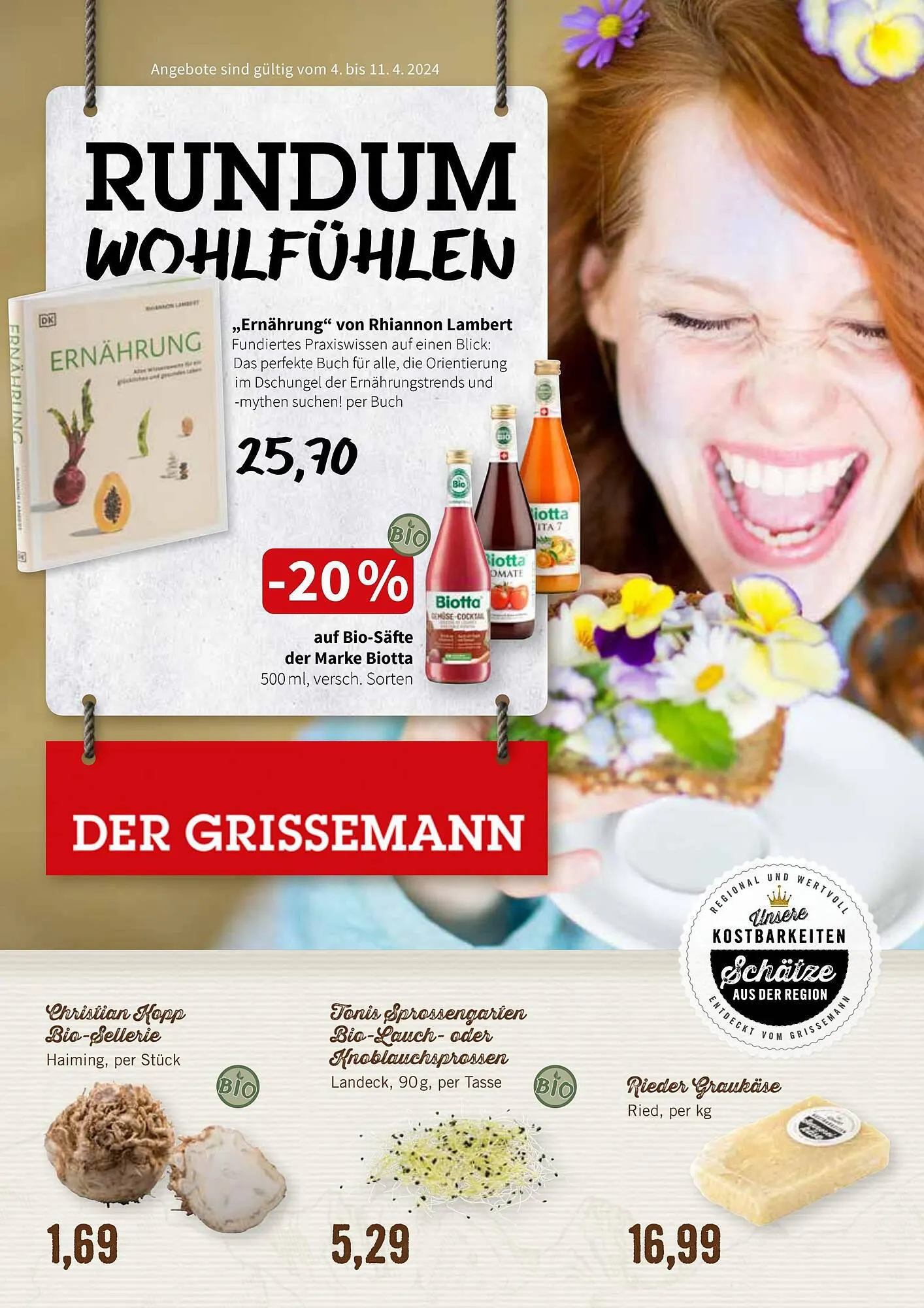 Der Grissemann Flugblatt von 4. April bis 11. April 2024 - Flugblätt seite  