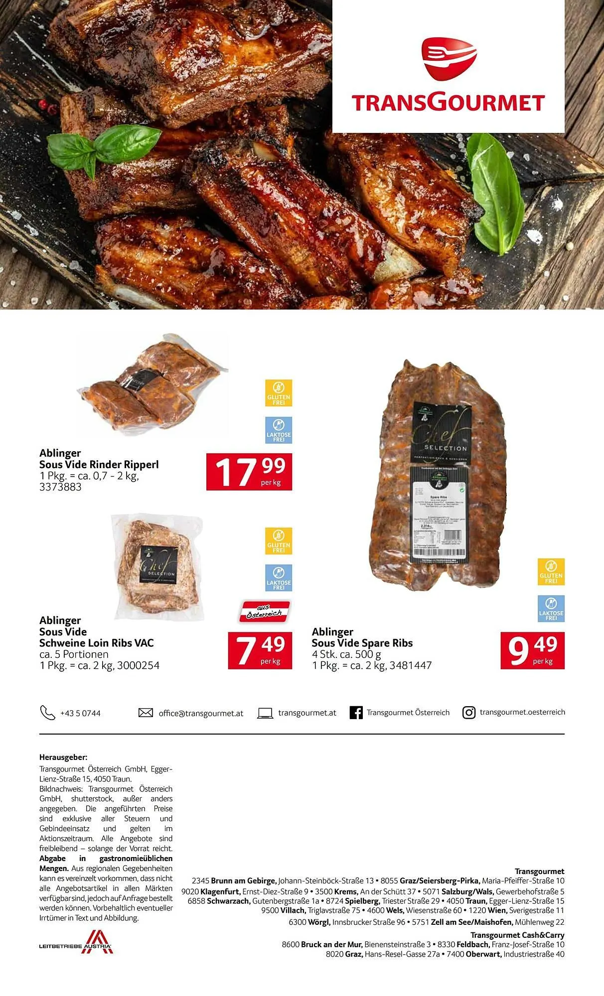 Transgourmet Flugblatt von 15. Juni bis 11. Juli 2026 - Flugblätt seite 8