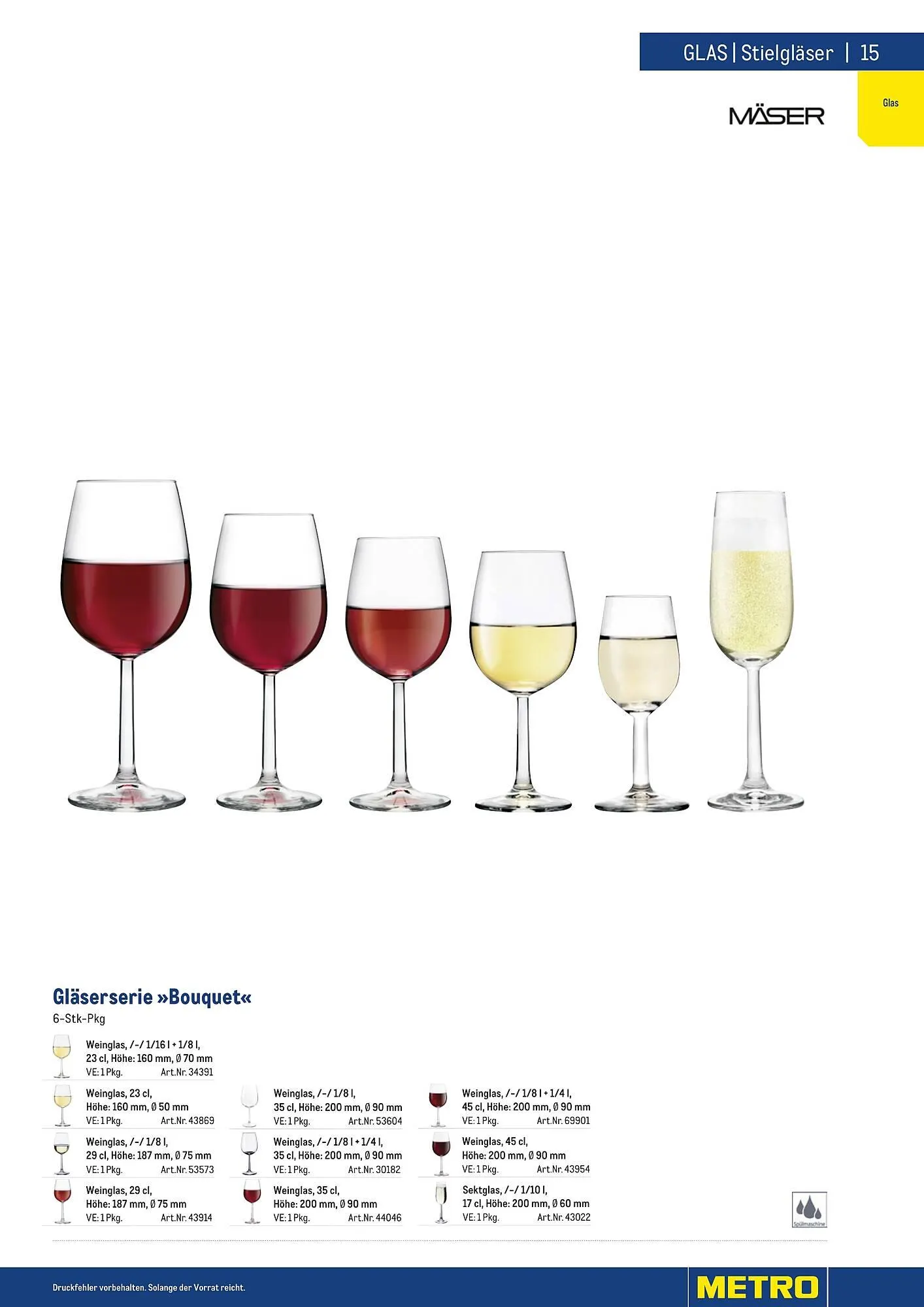 Metro Flugblatt von 25. März bis 31. Dezember 2026 - Flugblätt seite  15