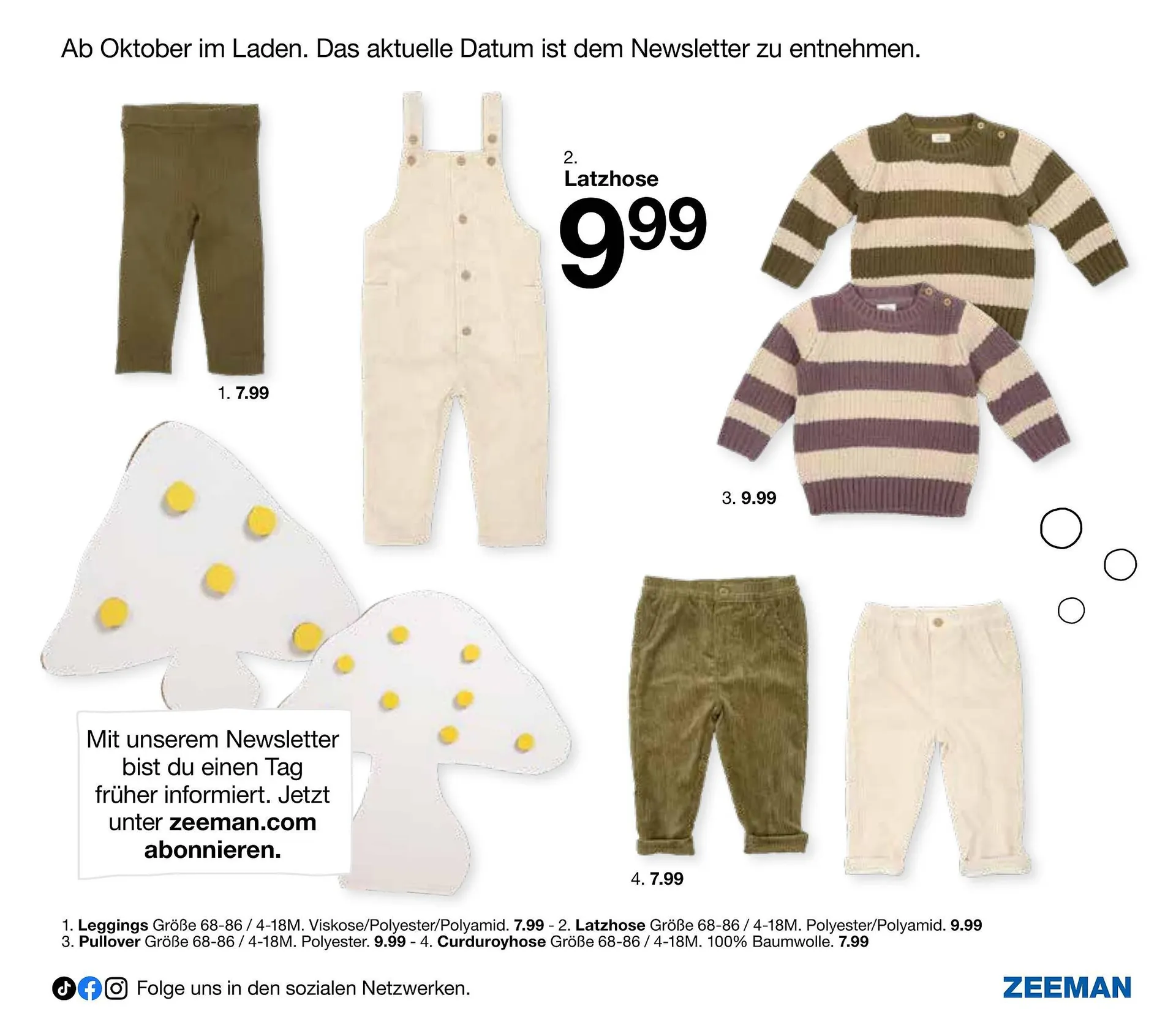 Zeeman Flugblatt von 18. Juli bis 12. Jänner 2026 - Flugblätt seite  27