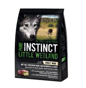 PURE INSTINCT LITTLE WETLAND mit Huhn, Wasserbüffel und Ente 1 kg
