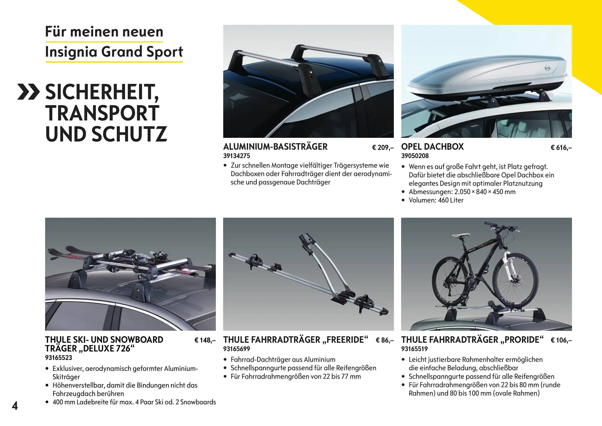 Opel Insignia Flugblatt von 16. Mai bis 15. Mai 2025 - Flugblätt seite 4