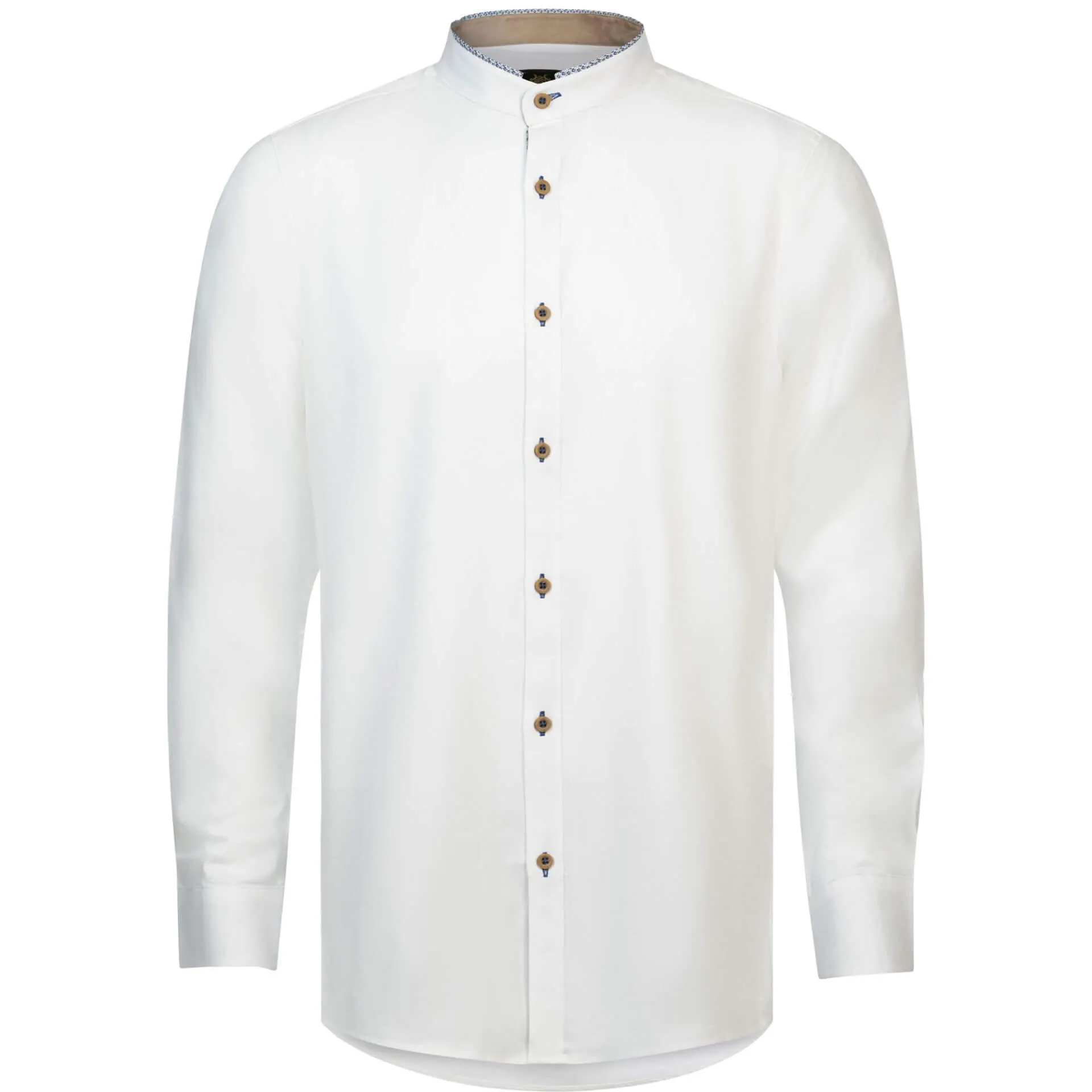 Herren Hemd "Rafa" mit Biese in Blau