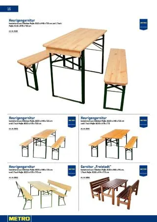 METRO Flugblatt Non-Food - Gast & Garten von 23. Jänner bis 30. Juni 2026 - Flugblätt seite 16