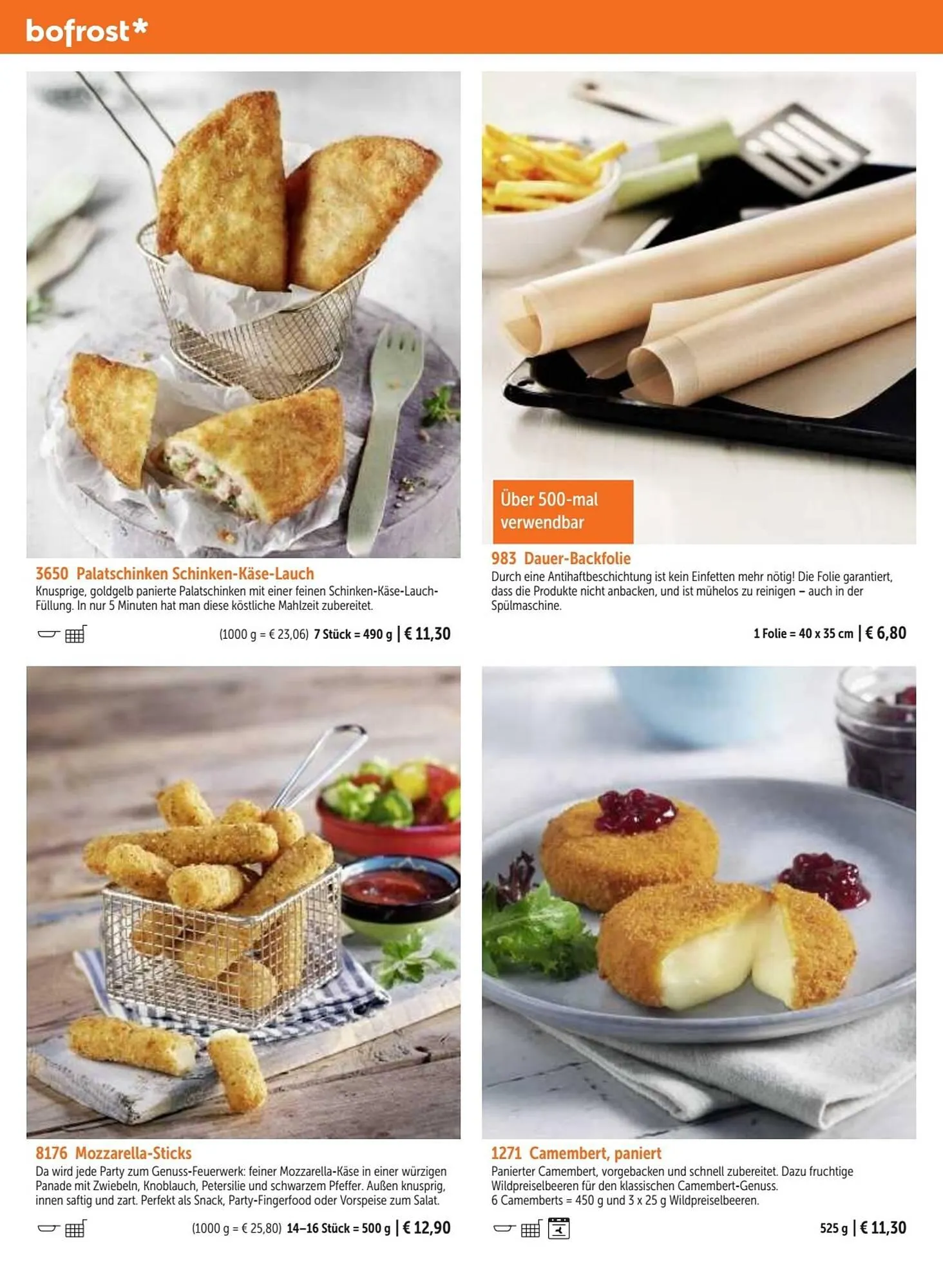 Bofrost Flugblatt von 25. September bis 29. Februar 2024 - Flugblätt seite  96