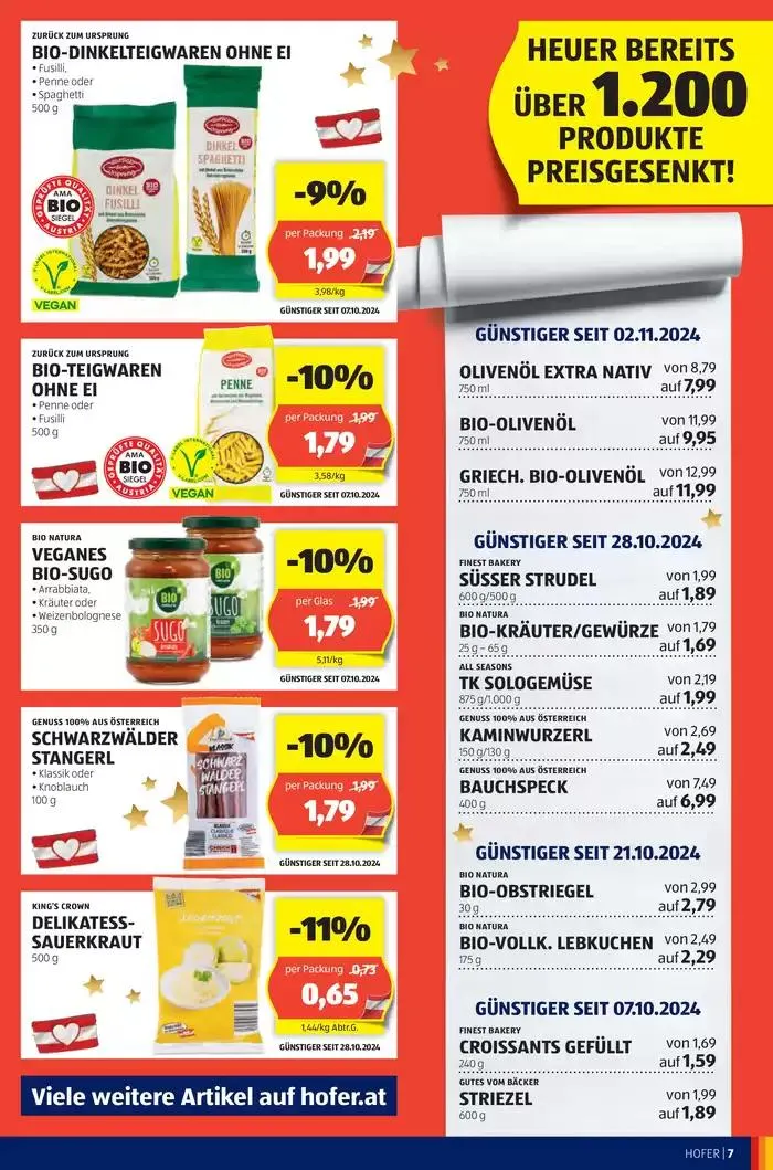 Blättern Sie online im HOFER Flugblatt von 20. November bis 4. Dezember 2024 - Flugblätt seite 9
