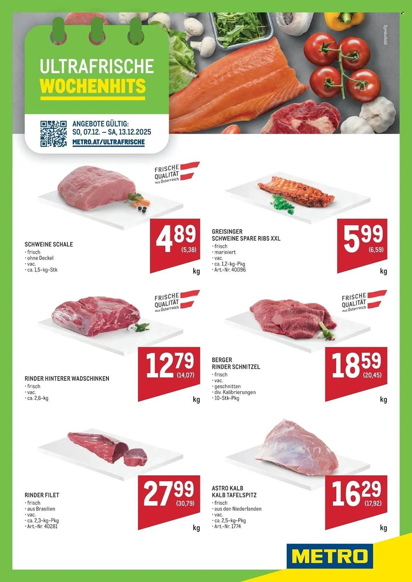 Metro Flugblatt von 7. Dezember bis 13. Dezember 2025 - Flugblätt seite  1