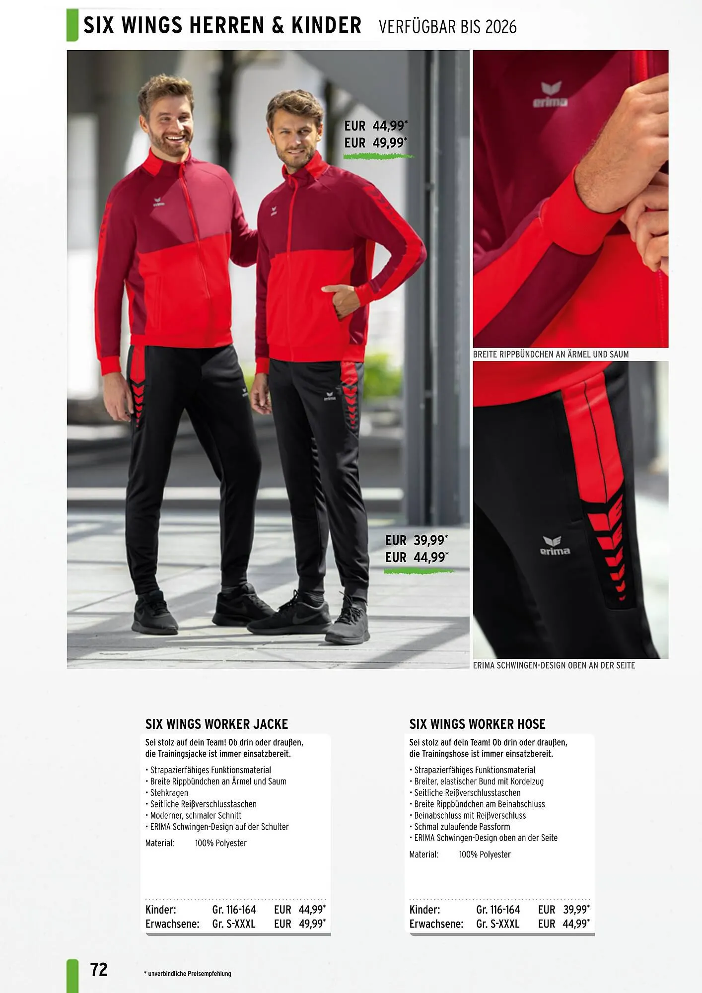 ERIMA Flugblatt von 2. Jänner bis 31. Dezember 2024 - Flugblätt seite  72