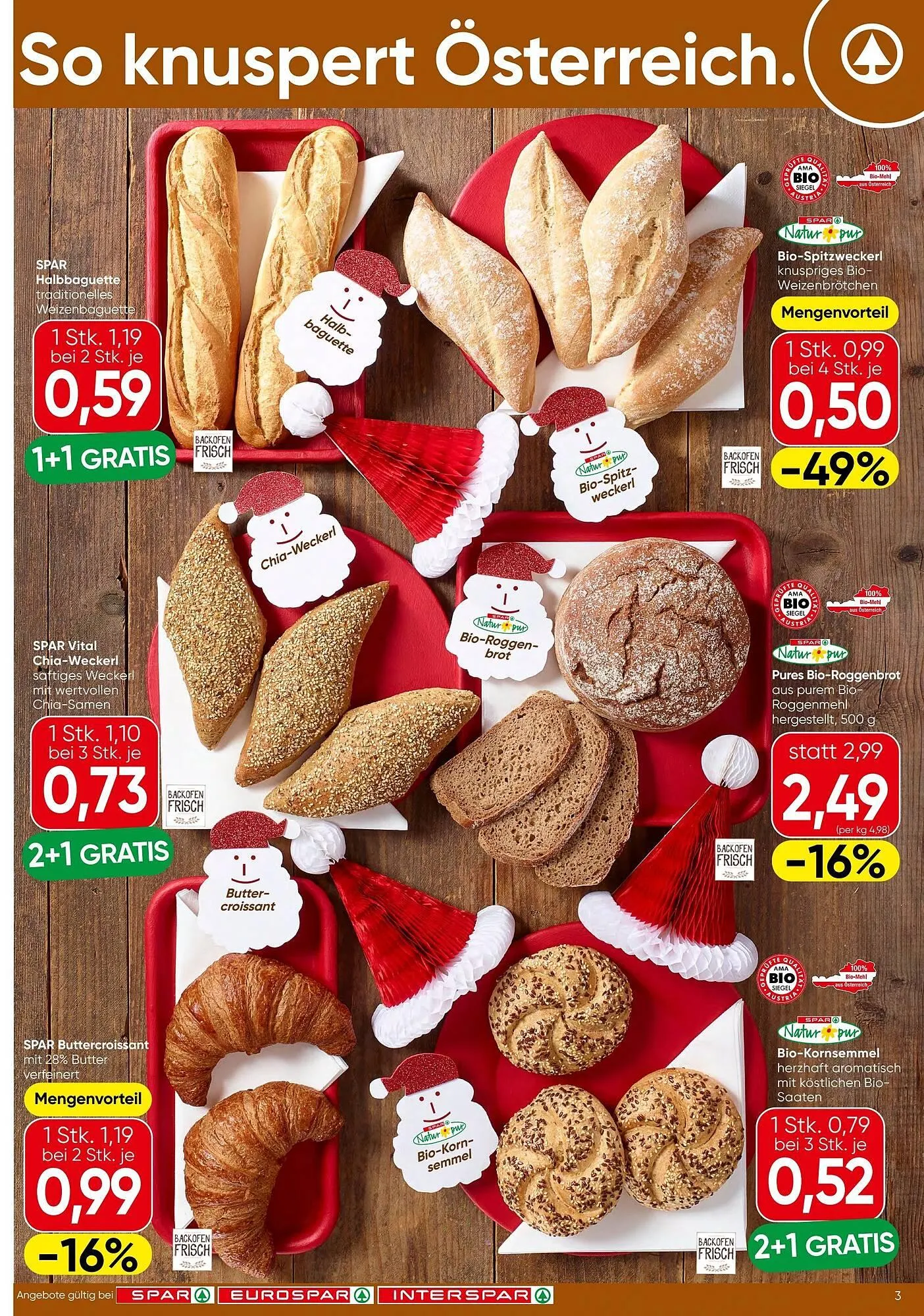 Spar Flugblatt von 4. Dezember bis 17. Dezember 2025 - Flugblätt seite  3