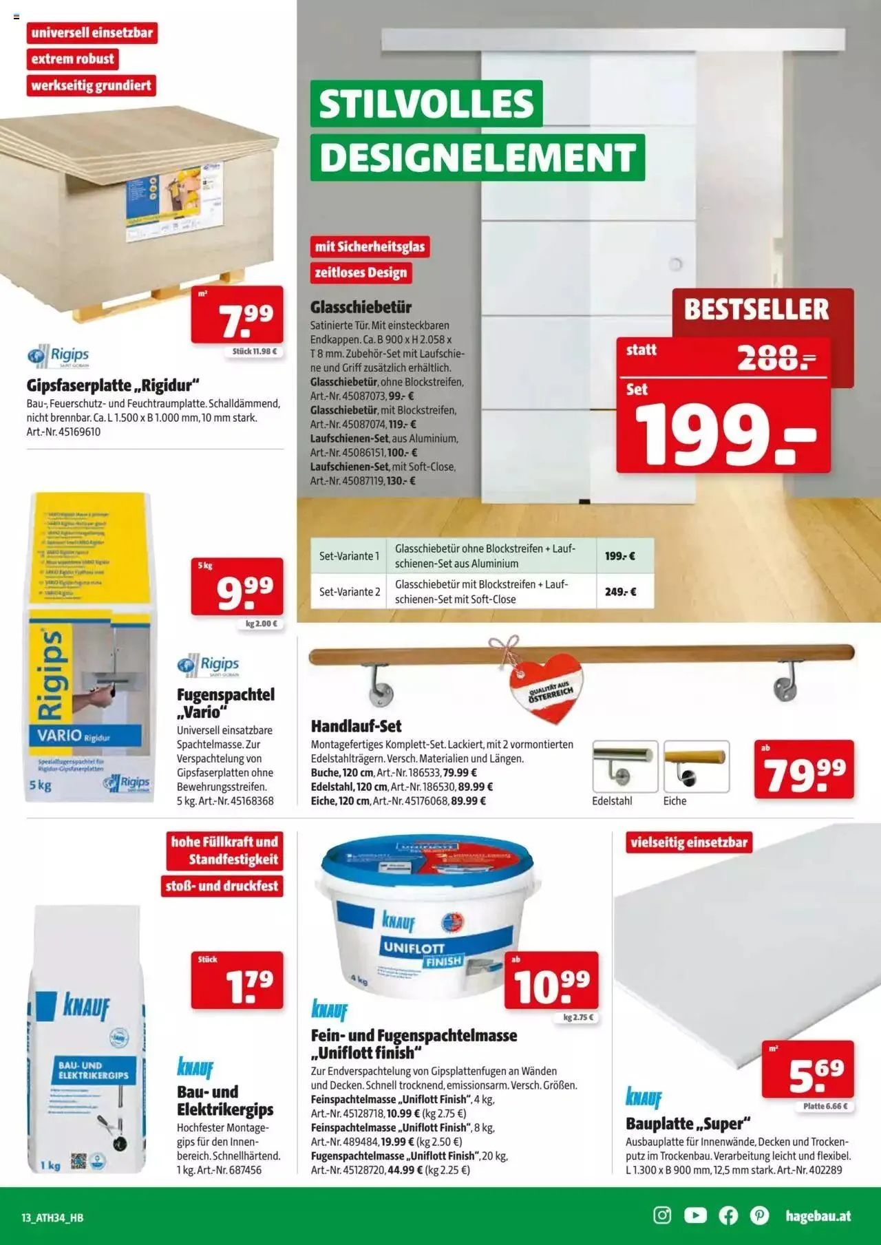 Hagebau Flugblatt von 28. September bis 7. Oktober 2023 - Flugblätt seite 13