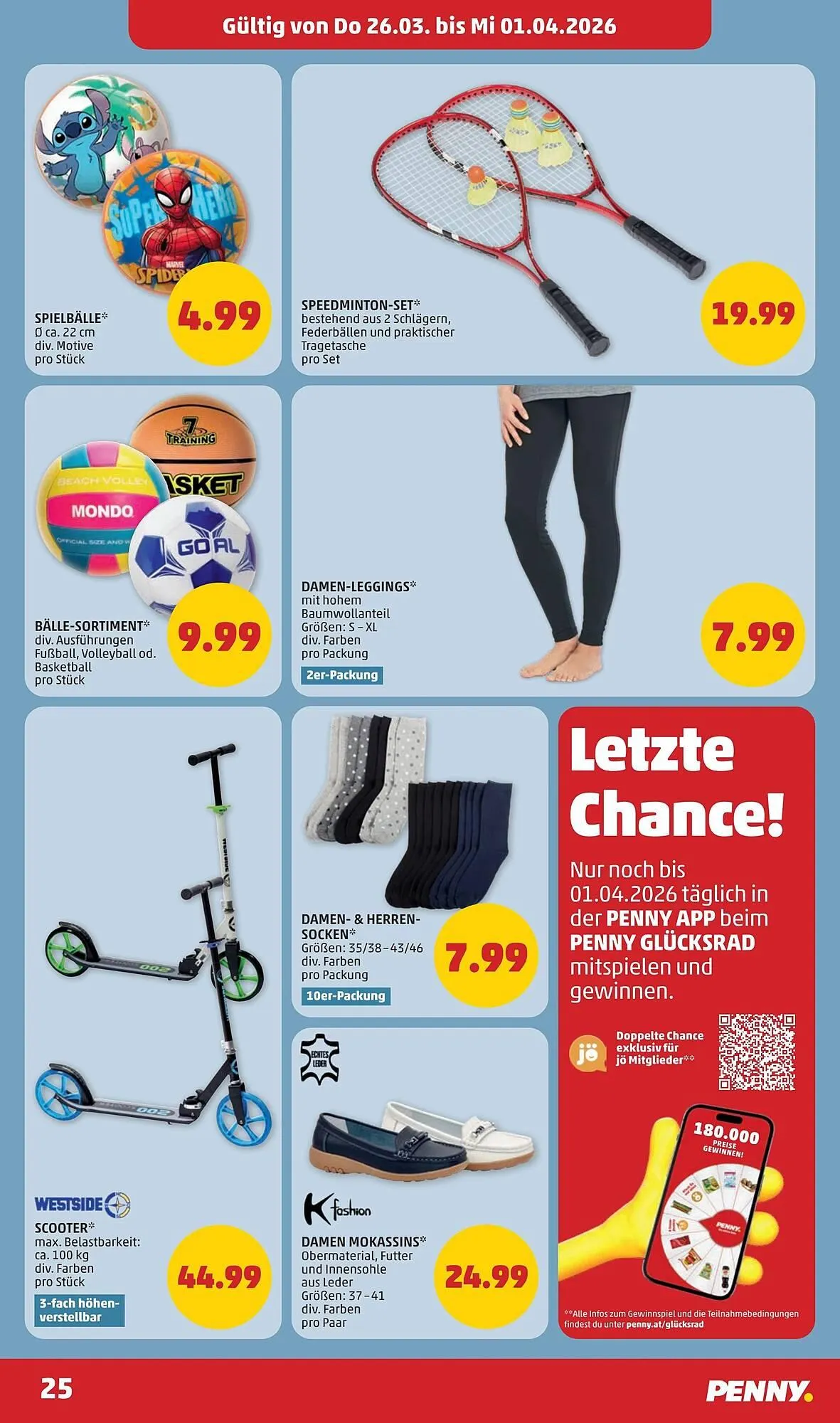 PENNY Flugblatt von 26. März bis 1. April 2026 - Flugblätt seite  25