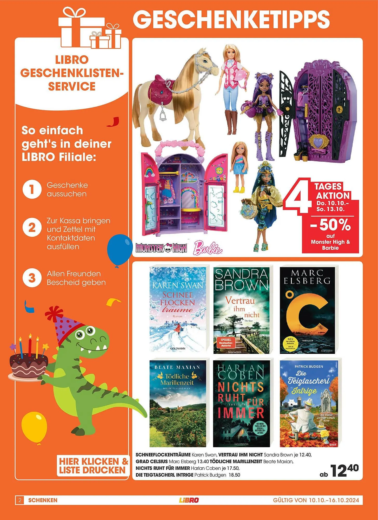 Libro Flugblatt von 10. Oktober bis 16. Oktober 2024 - Flugblätt seite  2