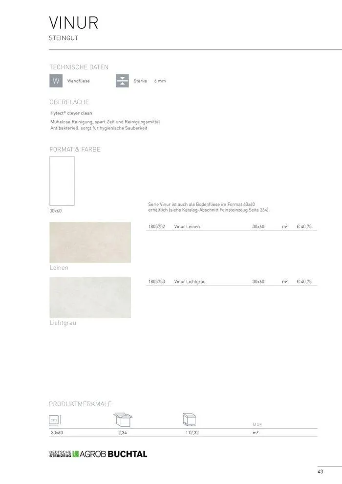 Fliesen 2024 von 5. Juni bis 31. Dezember 2024 - Flugblätt seite 41