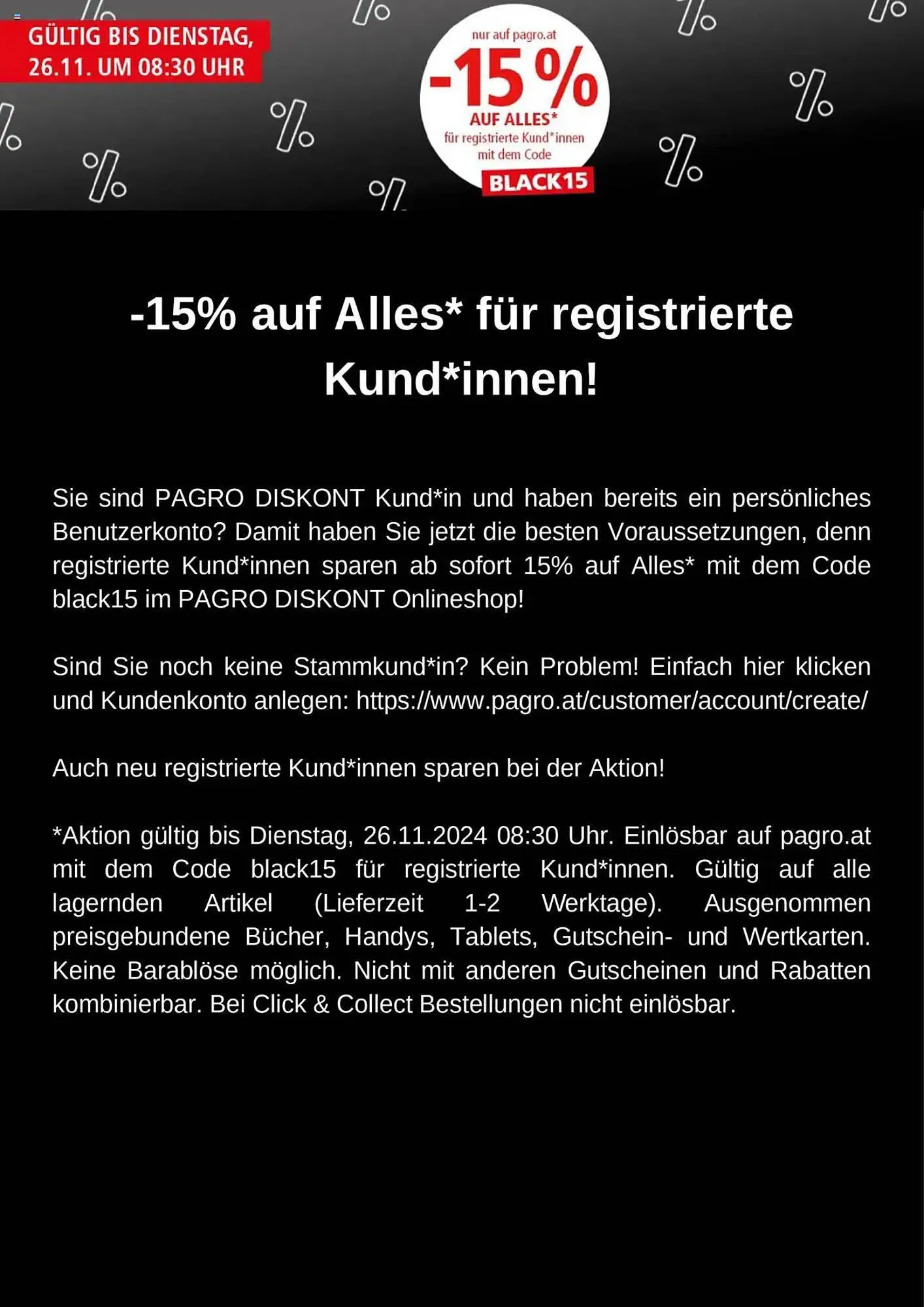 Pagro Diskont Flugblatt von 25. November bis 26. November 2024 - Flugblätt seite 2