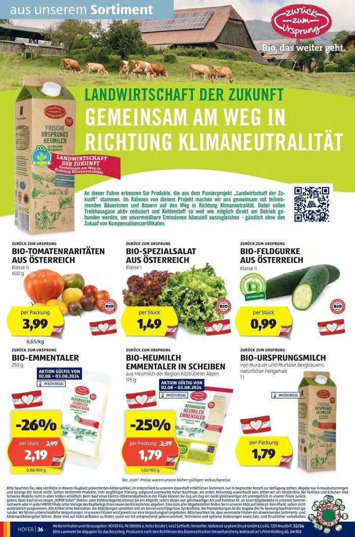 Blättern Sie online im HOFER Flugblatt von 31. Juli bis 14. August 2024 - Flugblätt seite 40