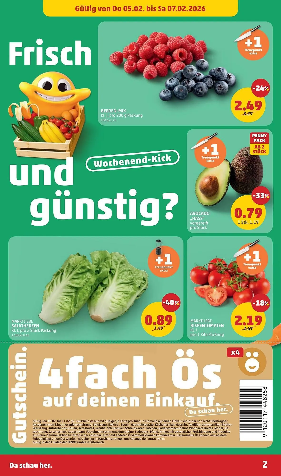 PENNY Flugblatt von 5. Februar bis 11. Februar 2026 - Flugblätt seite  2