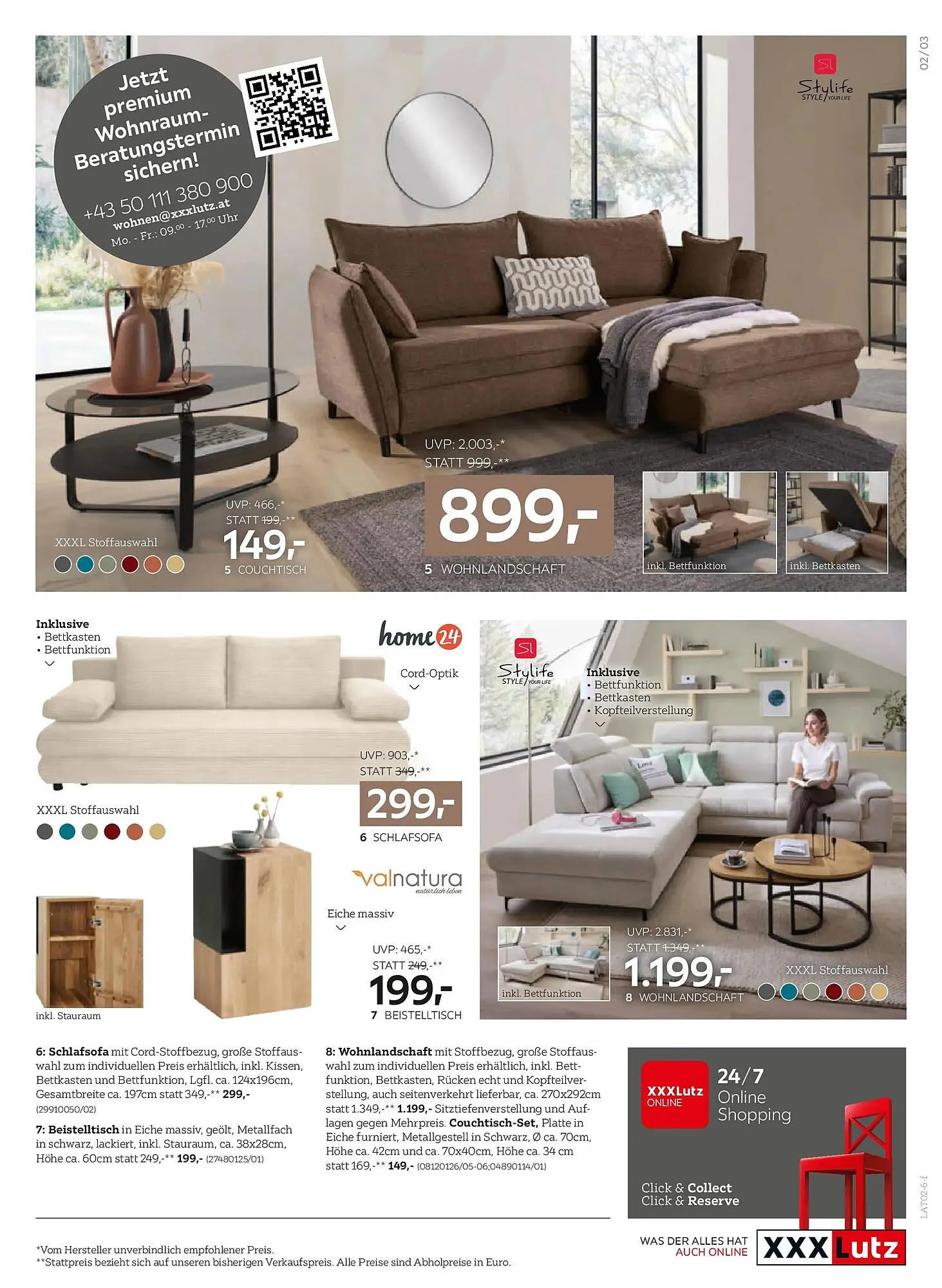 XXXLutz Prospekt von 3. Februar bis 17. Februar 2026 - Flugblätt seite  3