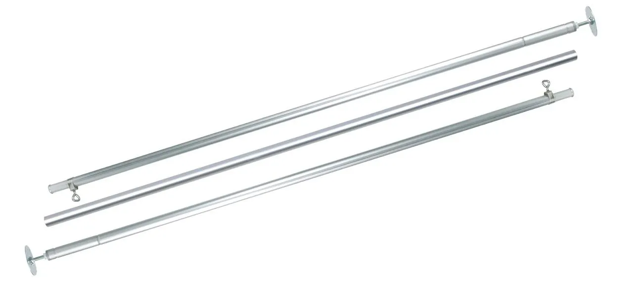 Sparpaket 2 x Trixie Spannstange Katzen Schutznetz Balkonnetz 1,28 - 3,2 m