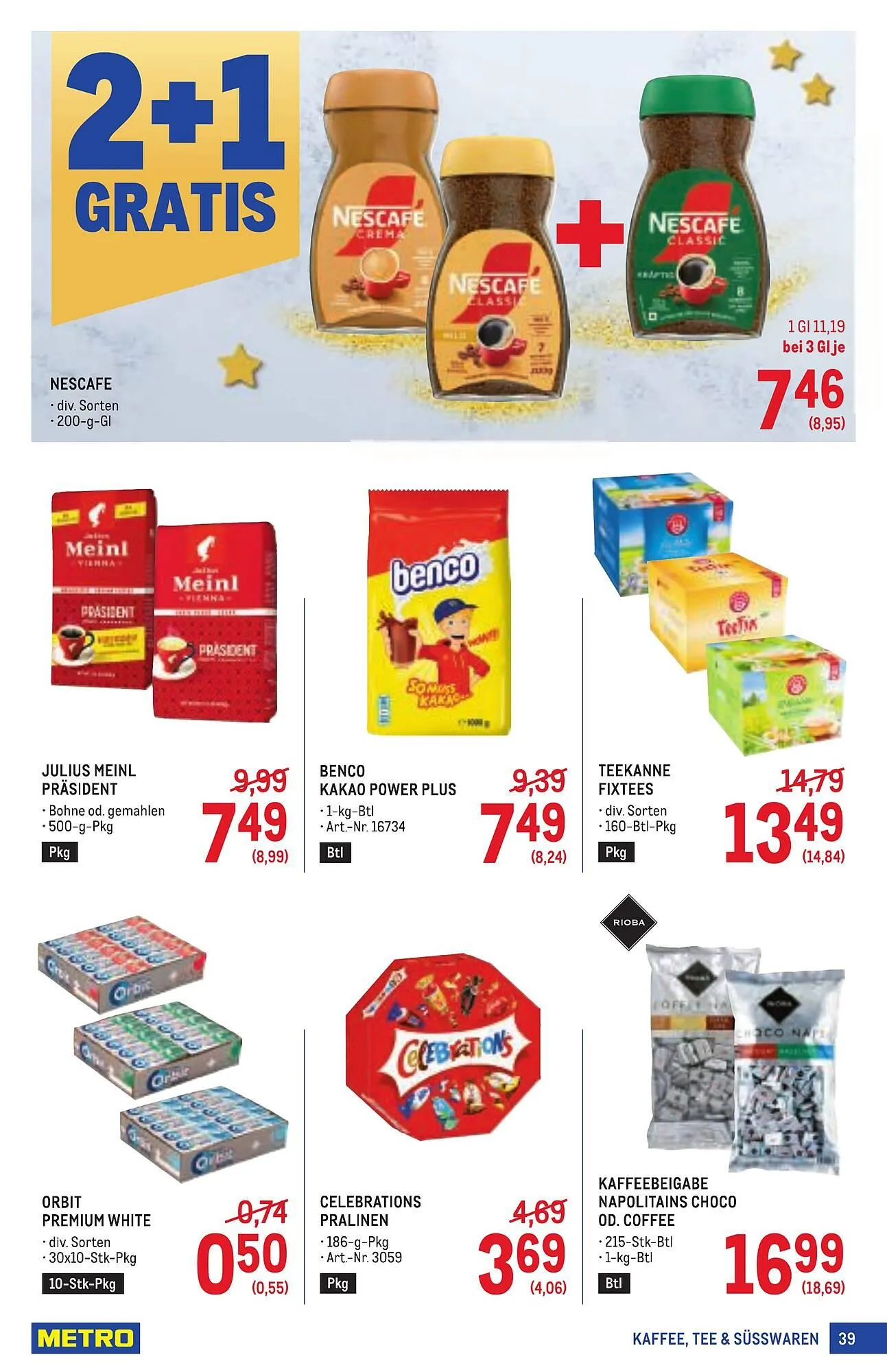 Metro Flugblatt von 11. Dezember bis 7. Jänner 2026 - Flugblätt seite  39