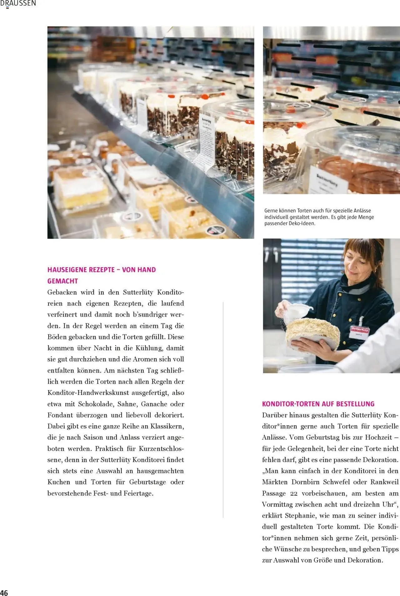 Sutterlüty B’sundrig Magazine von 3. Juli bis 31. Dezember 2024 - Flugblätt seite  46