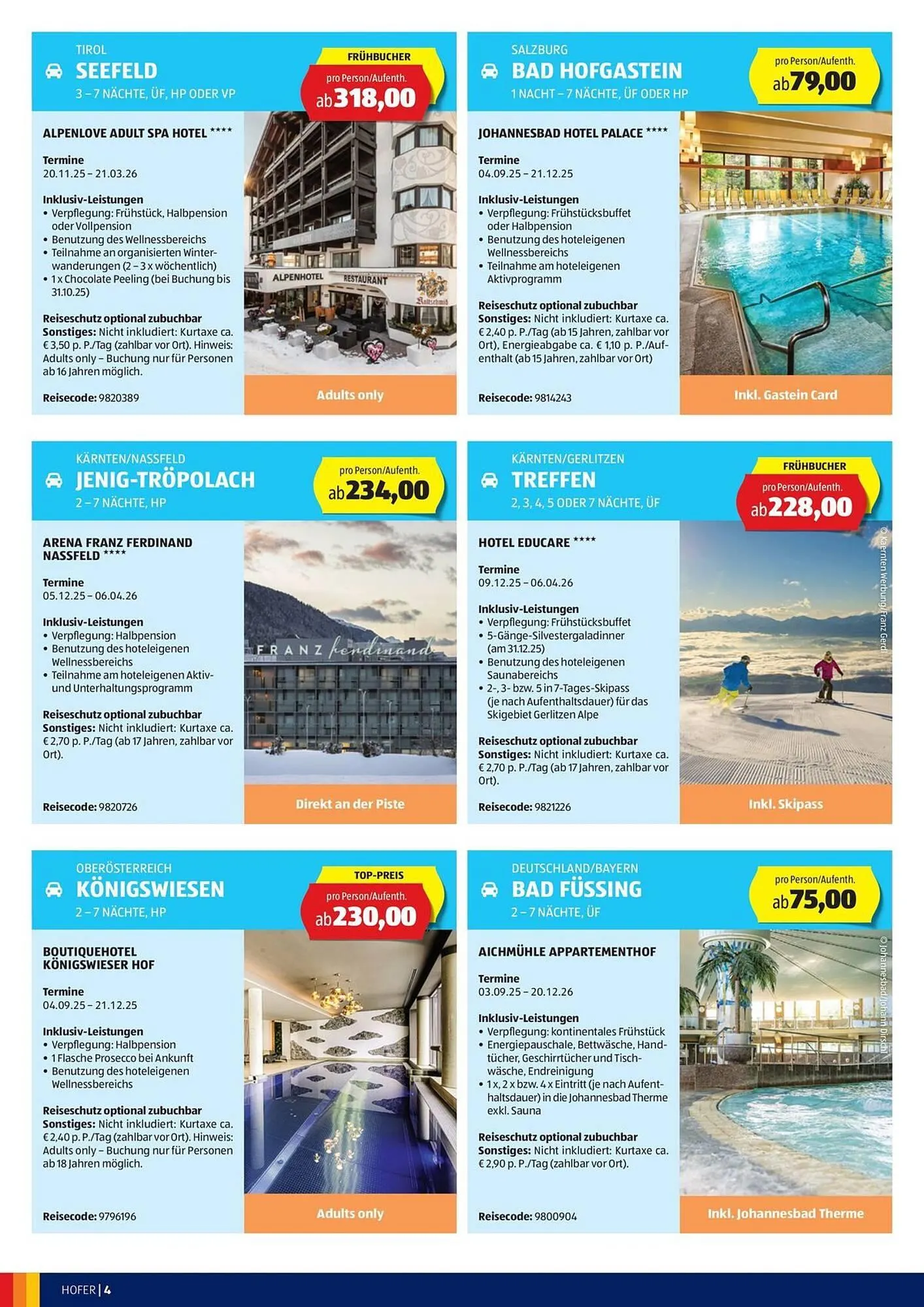 Hofer Flugblatt von 7. September bis 31. Dezember 2025 - Flugblätt seite  4