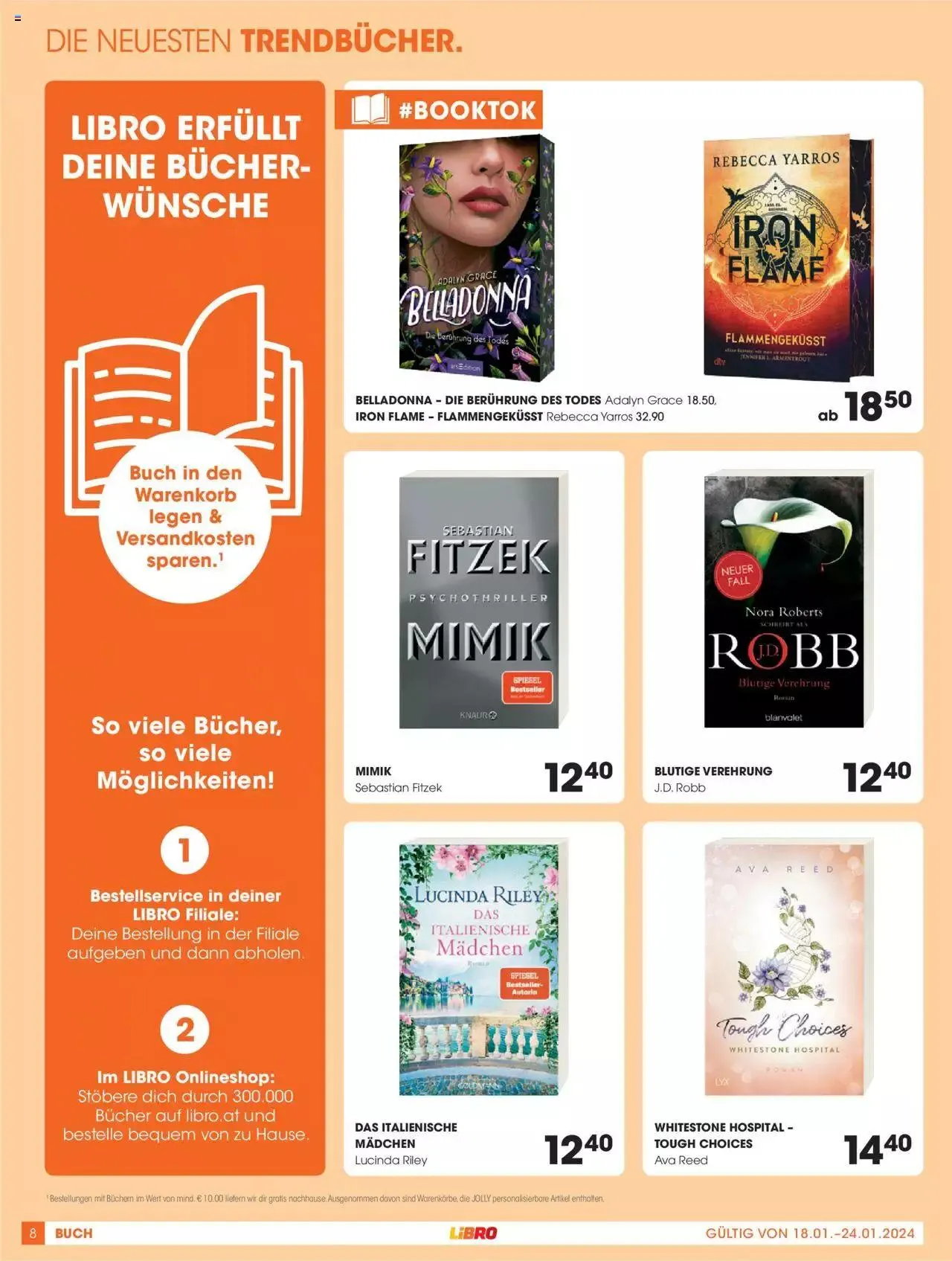 Libro Flugblatt von 18. Jänner bis 24. Jänner 2024 - Flugblätt seite  8