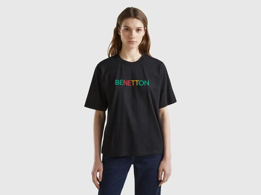 T-Shirt mit Logo-Print