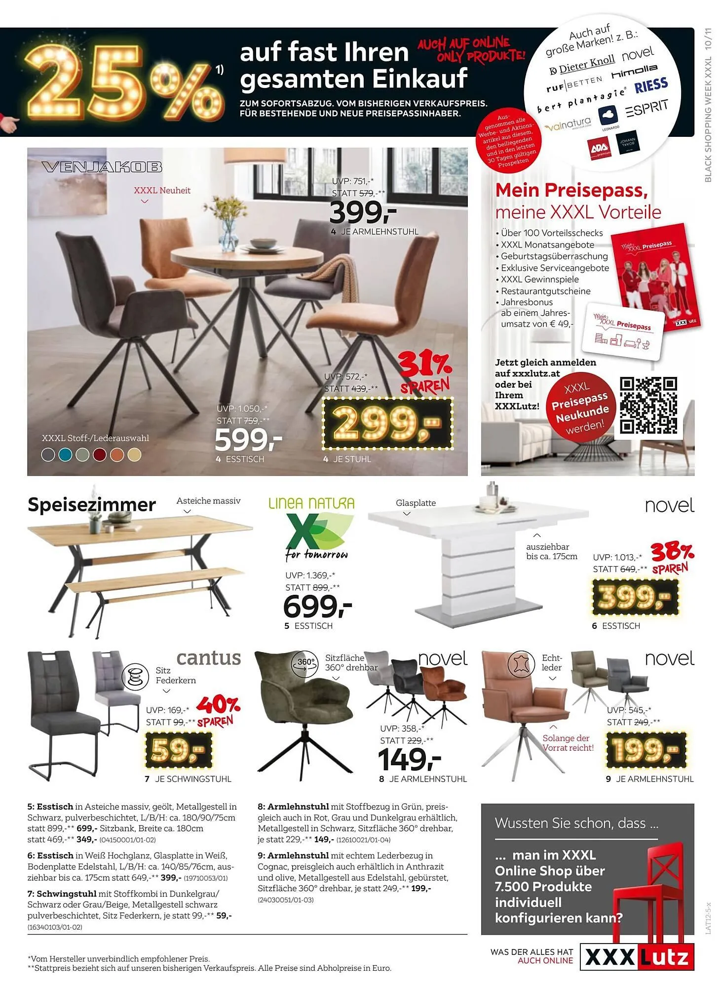 XXXLutz Prospekt von 24. November bis 8. Dezember 2025 - Flugblätt seite  11
