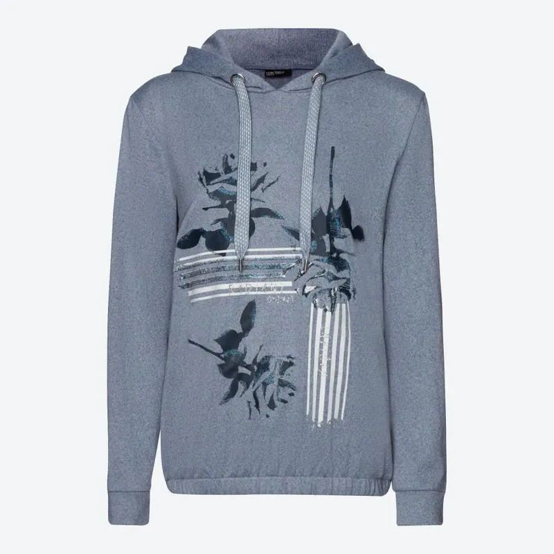 Damen-Sweatshirt mit regulierbarer Kapuze