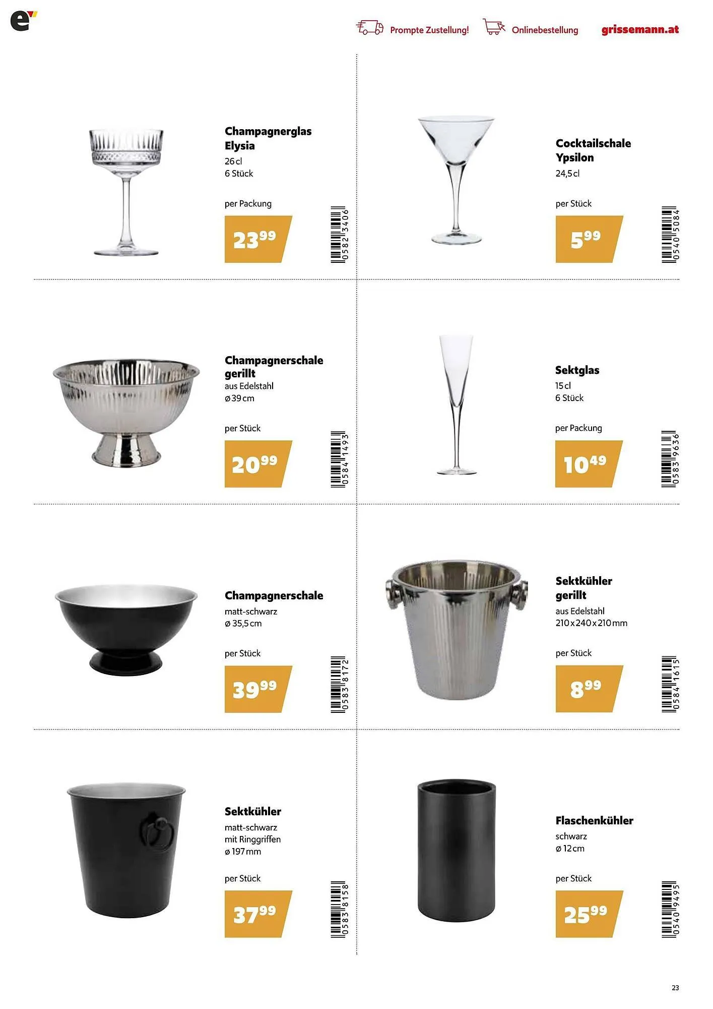 Eurogast Grissemann Flugblatt von 1. Dezember bis 31. Dezember 2025 - Flugblätt seite 23