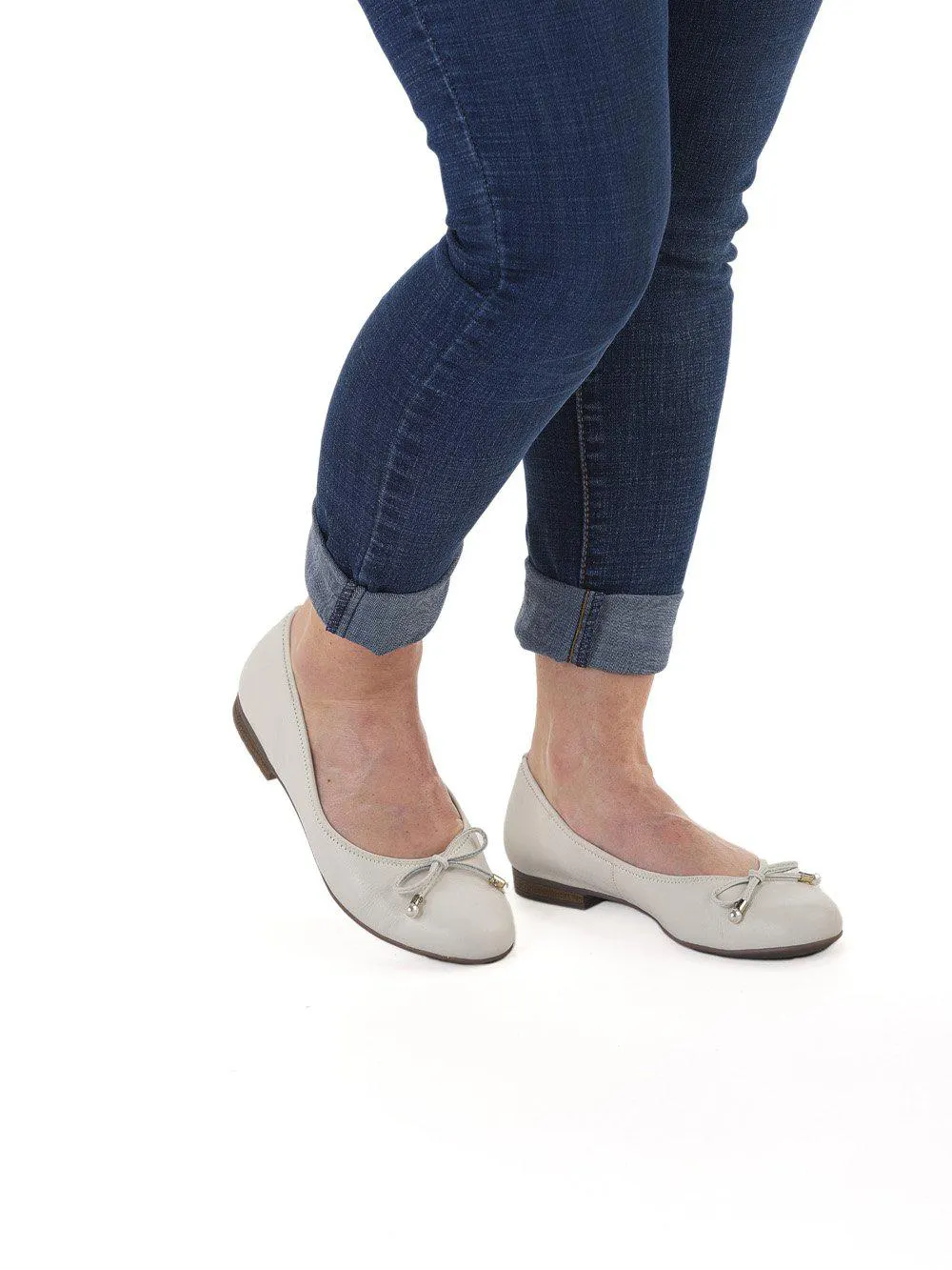 Damen Ballerina Sardinia cream