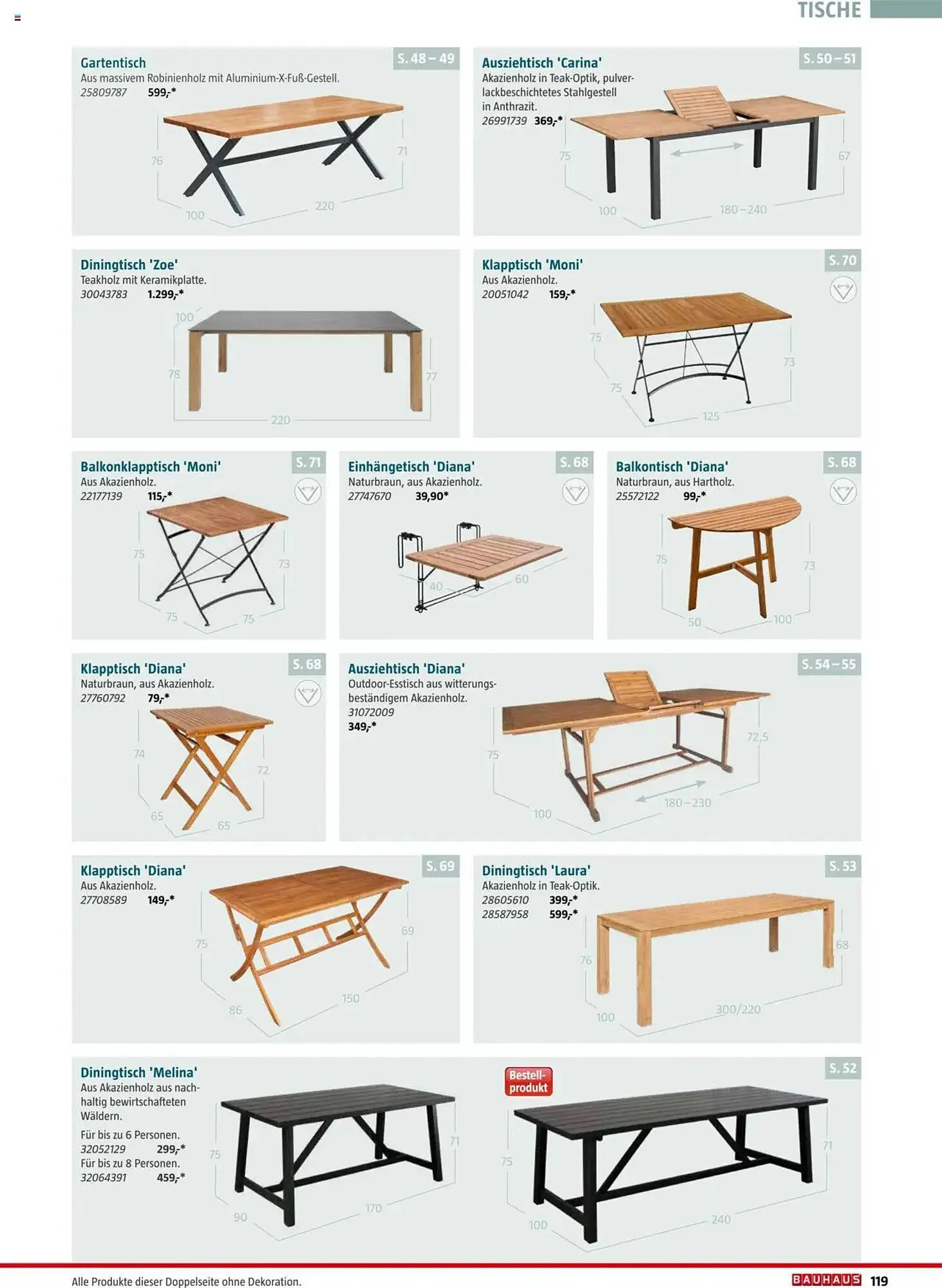 Bauhaus Flugblatt von 4. März bis 4. Jänner 2026 - Flugblätt seite  119