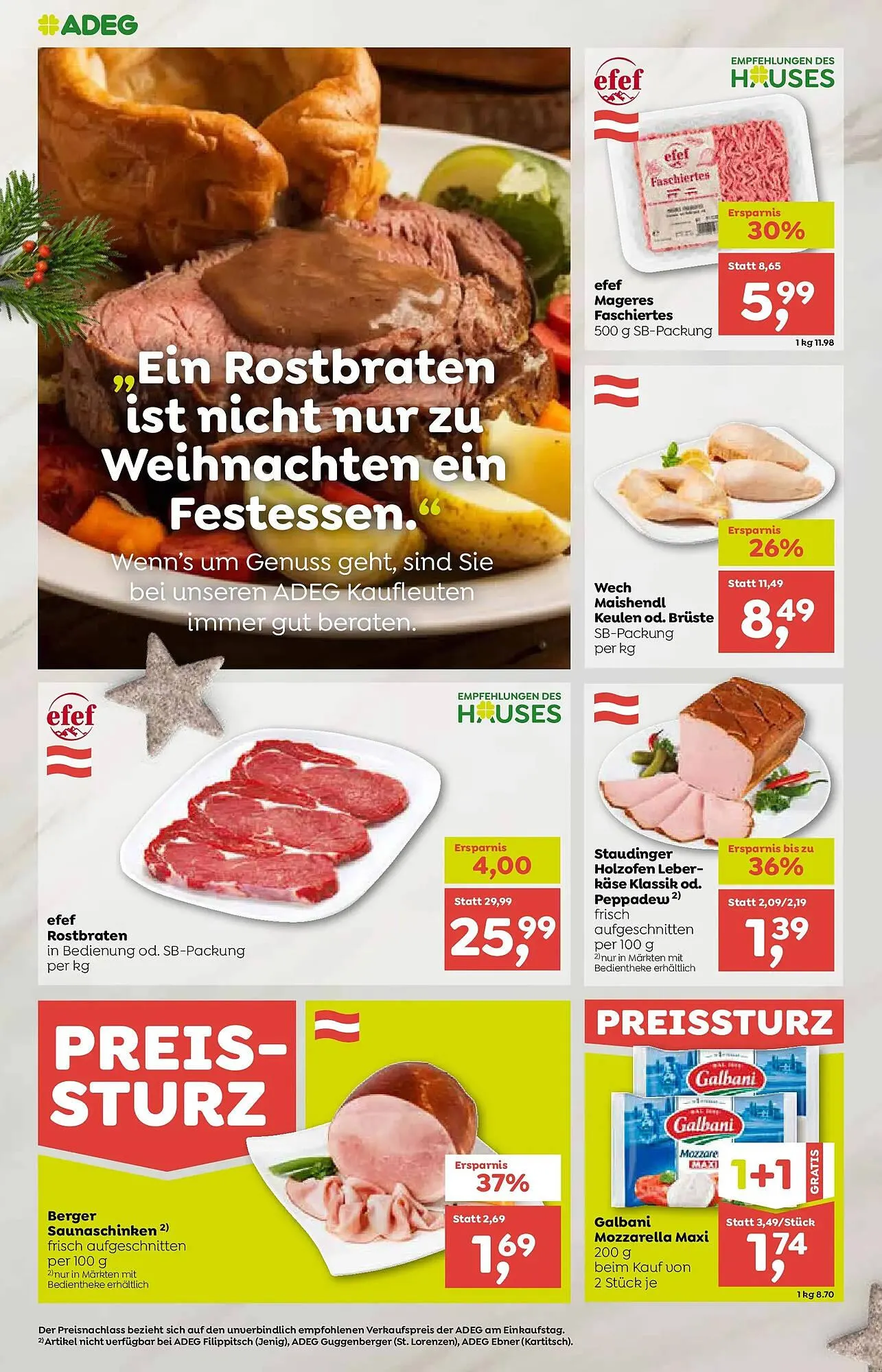 ADEG Flugblatt von 4. Dezember bis 10. Dezember 2025 - Flugblätt seite  2