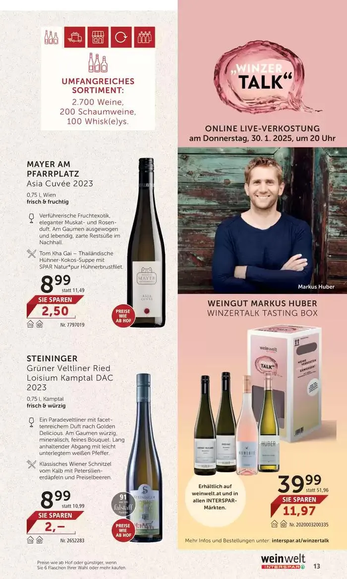 Tolles Angebot für Schnäppchenjäger von 10. Jänner bis 17. Jänner 2025 - Flugblätt seite  13