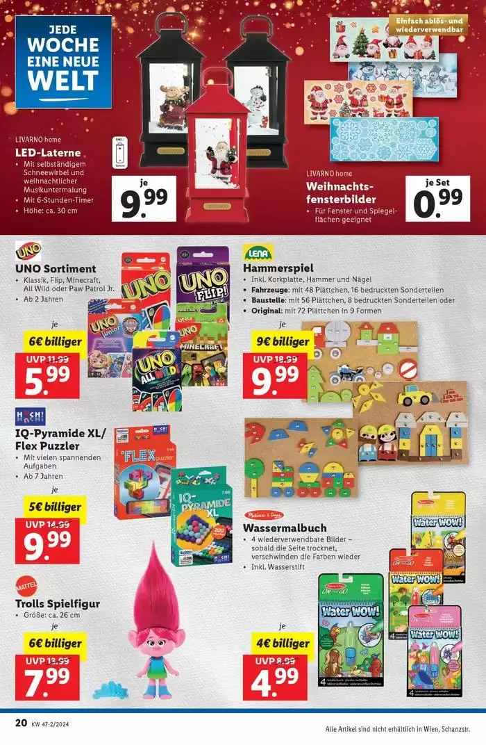 Große Auswahl an Angeboten von 21. November bis 27. November 2024 - Flugblätt seite  20