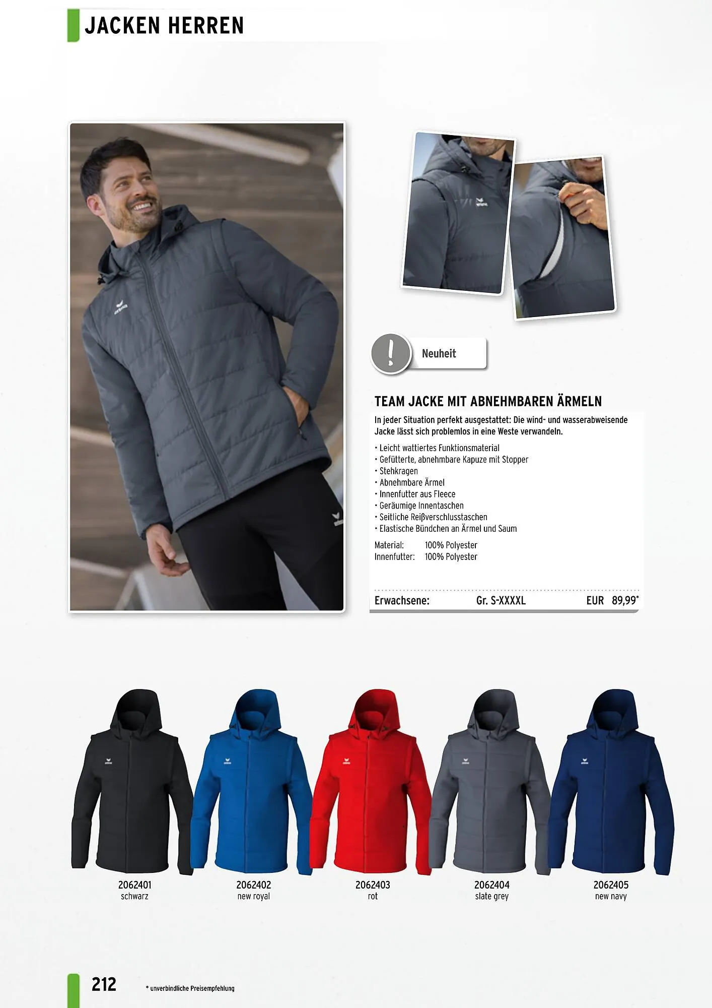 ERIMA Flugblatt von 2. Jänner bis 31. Dezember 2024 - Flugblätt seite  212