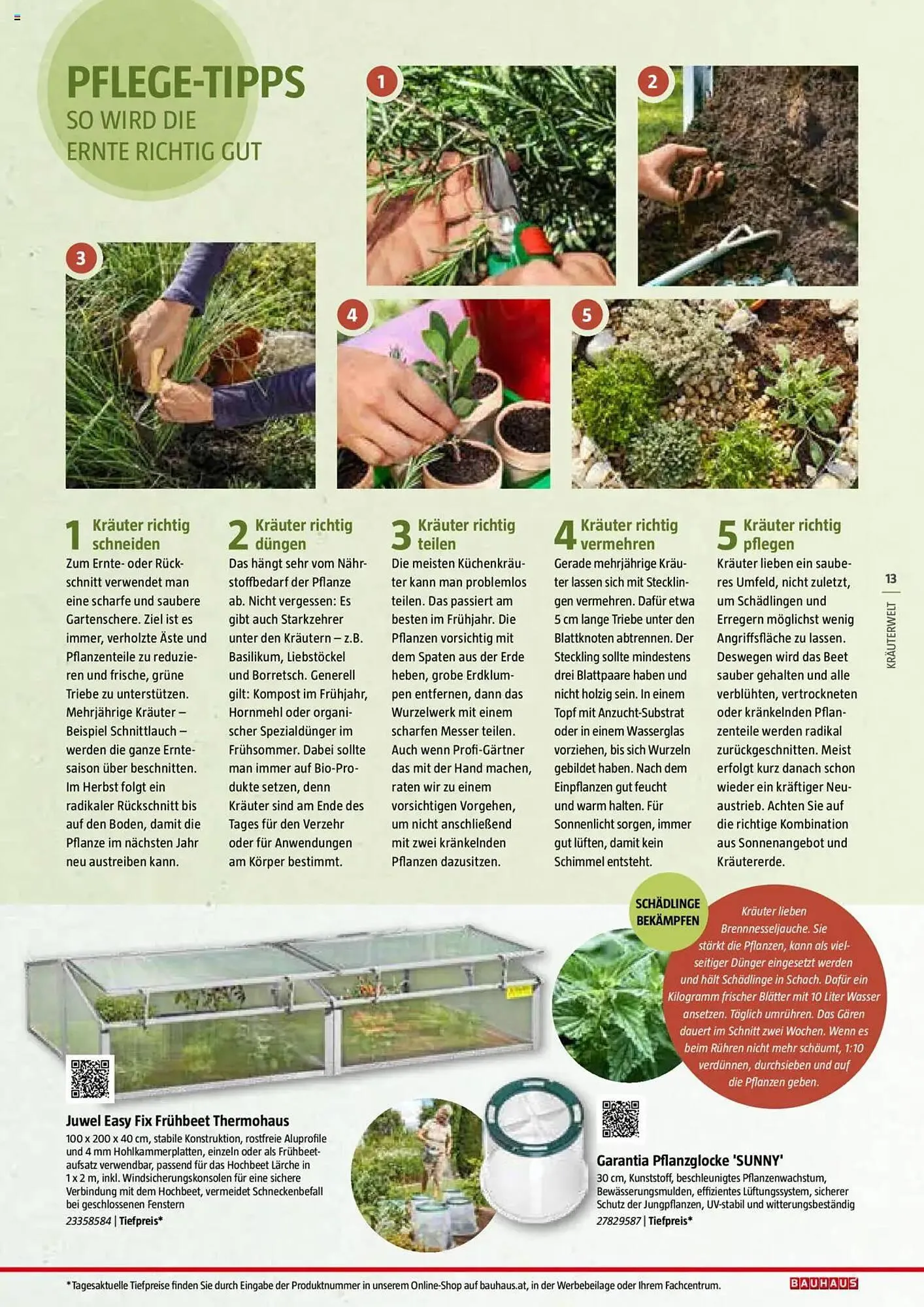 Bauhaus Flugblatt von 1. Juli bis 6. März 2026 - Flugblätt seite 13