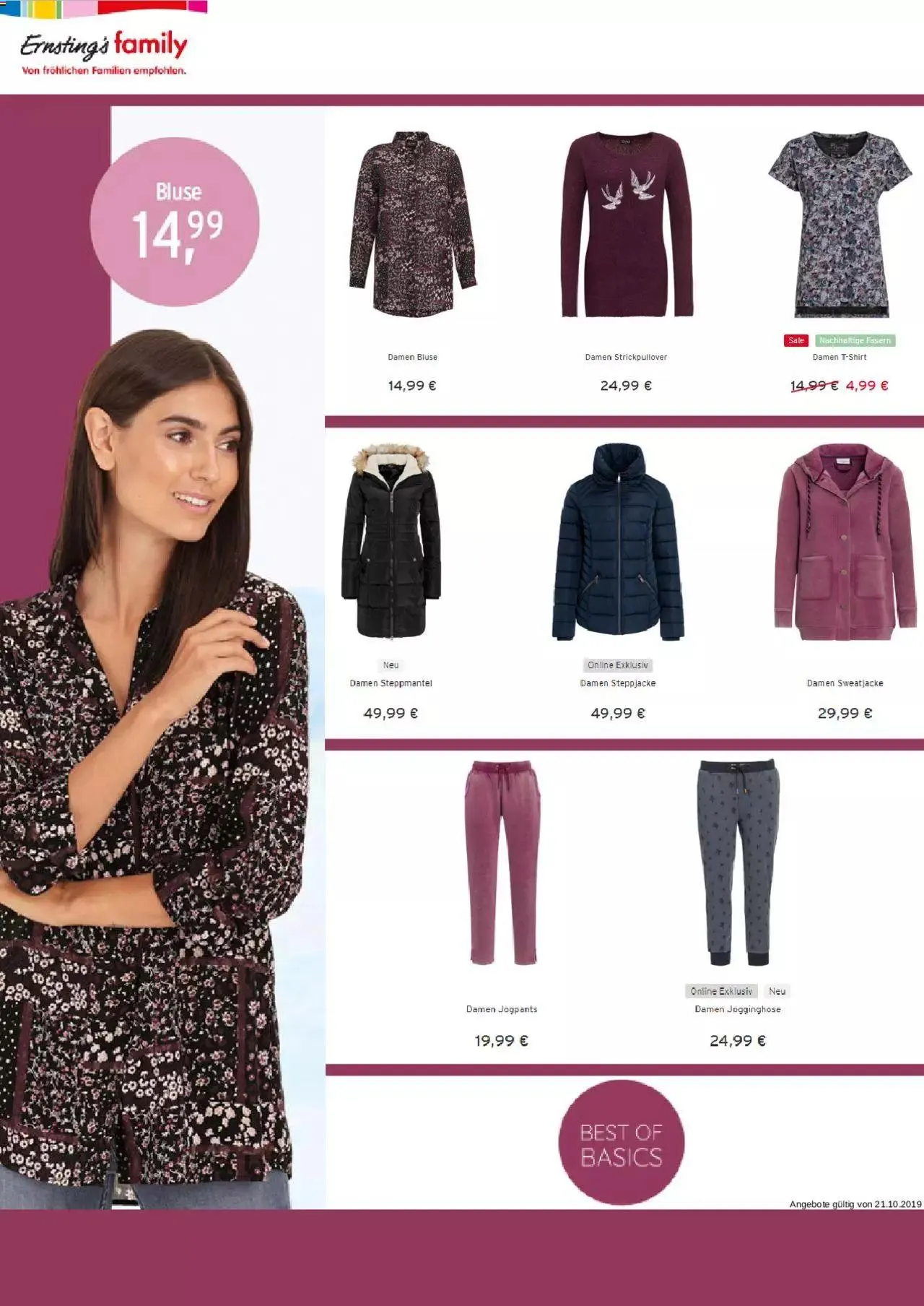 Ernsting's family - Damenmode von 21. Oktober bis 5. Jänner 2024 - Flugblätt seite  4