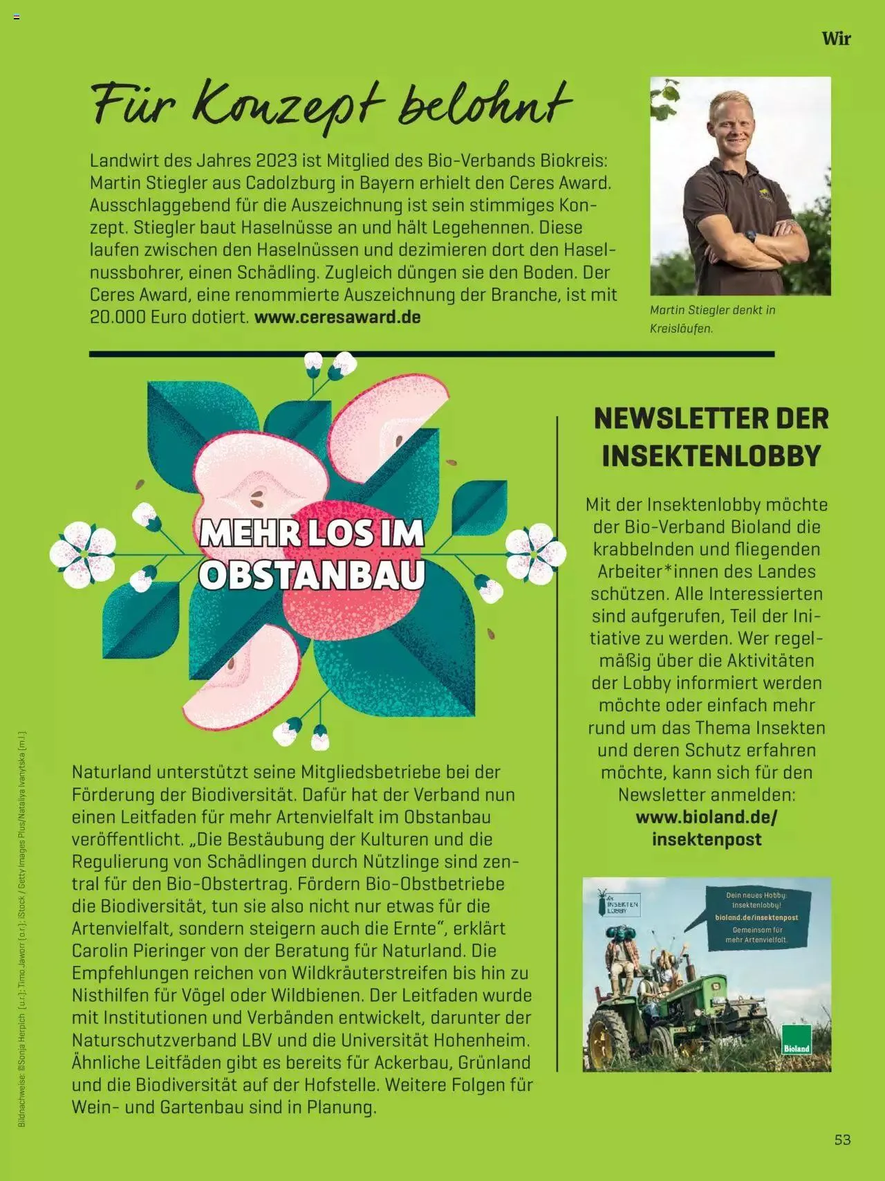 Denns BioMarkt KREO Magazin von 14. Februar bis 3. März 2024 - Flugblätt seite 53