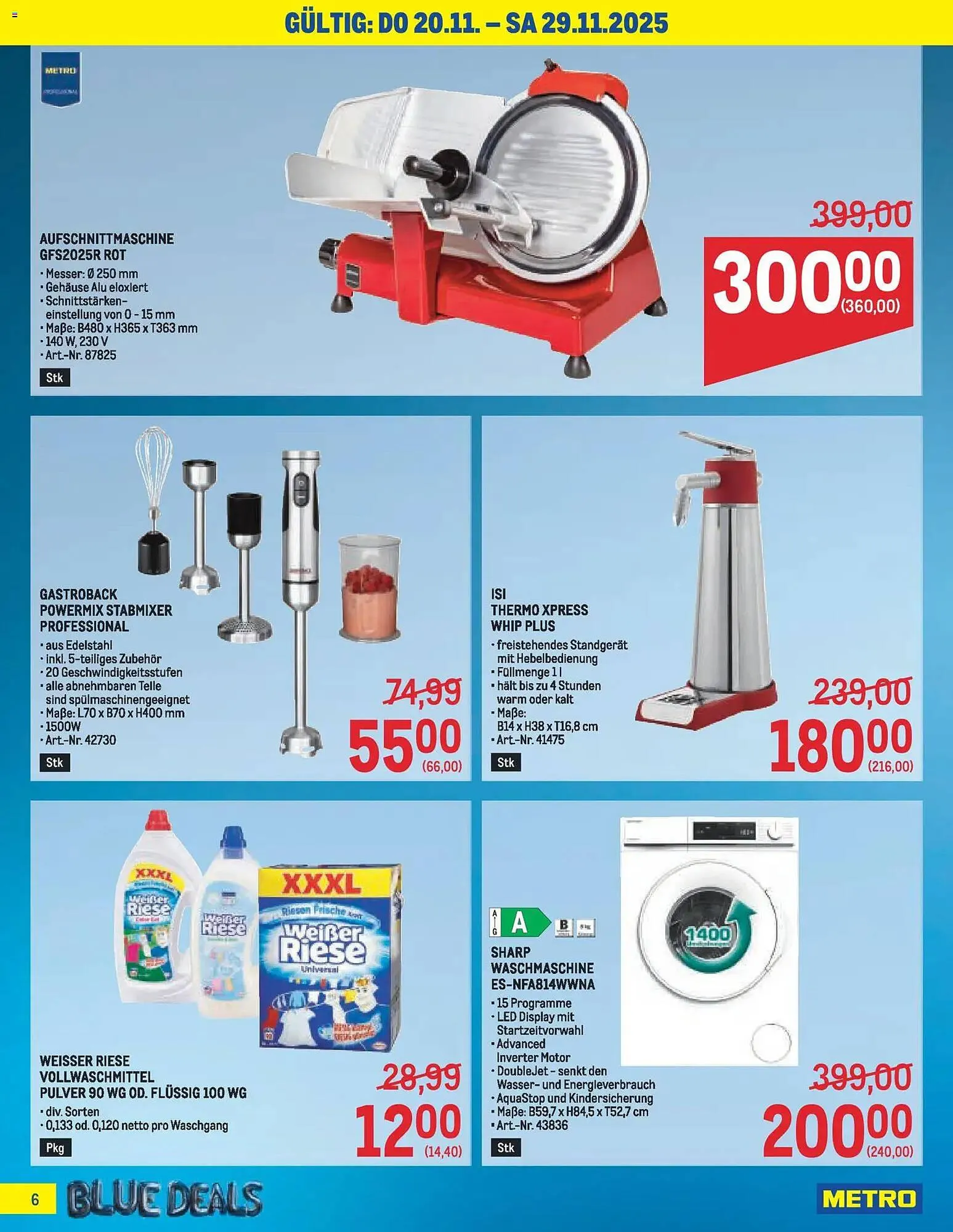 Metro Flugblatt von 13. November bis 29. November 2025 - Flugblätt seite 6