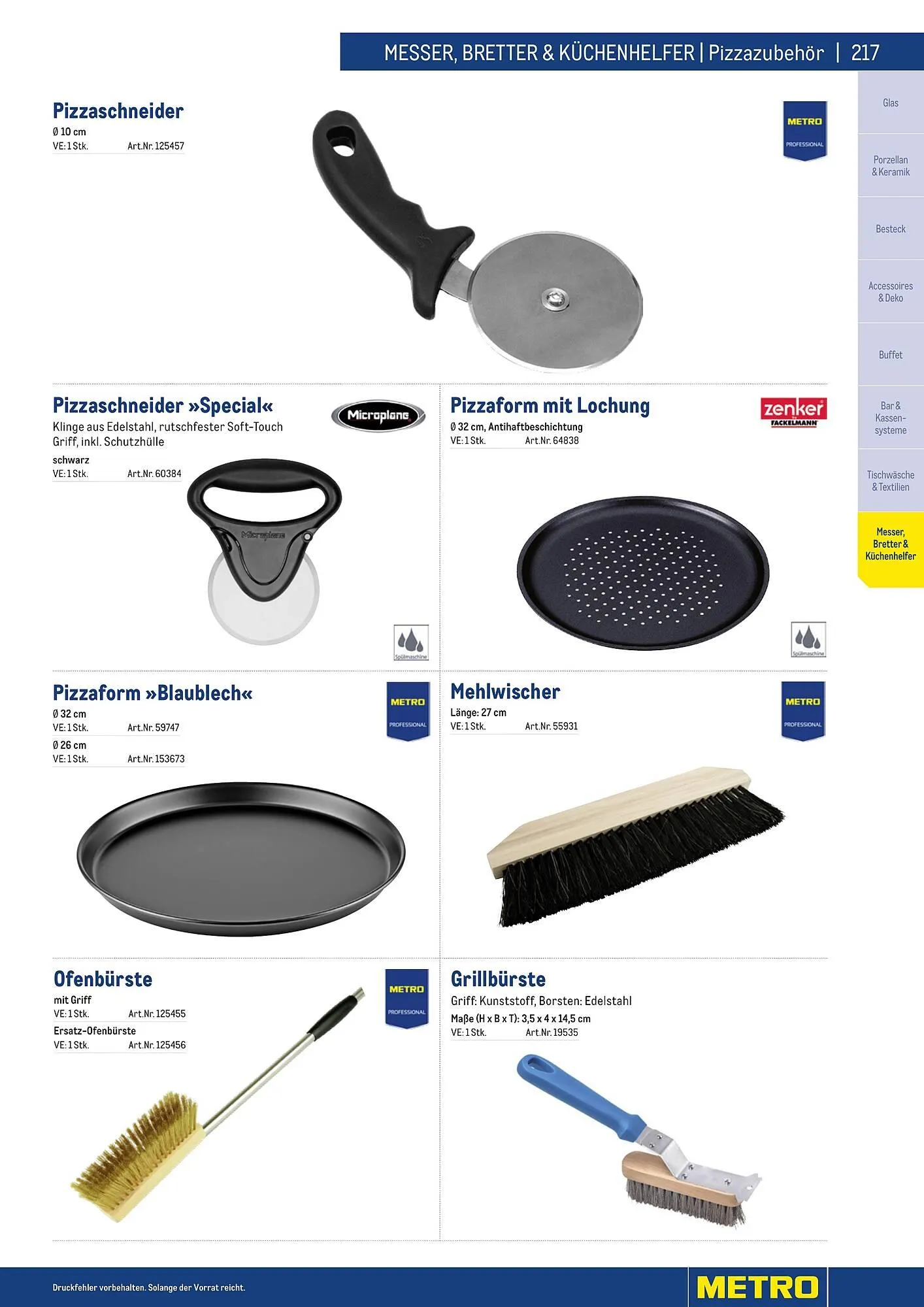 Metro Flugblatt von 25. März bis 31. Dezember 2026 - Flugblätt seite  217
