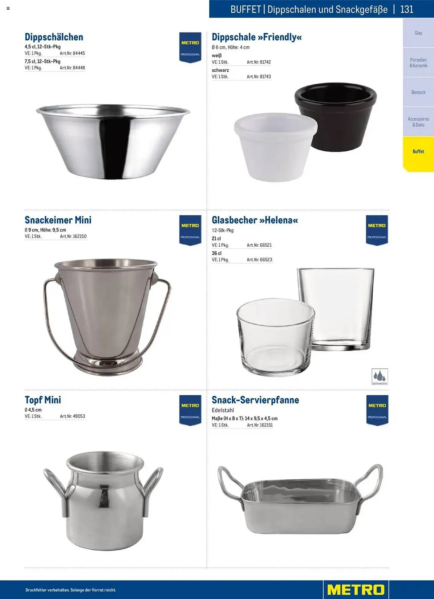 Metro Flugblatt von 2. Dezember bis 31. Dezember 2025 - Flugblätt seite  131