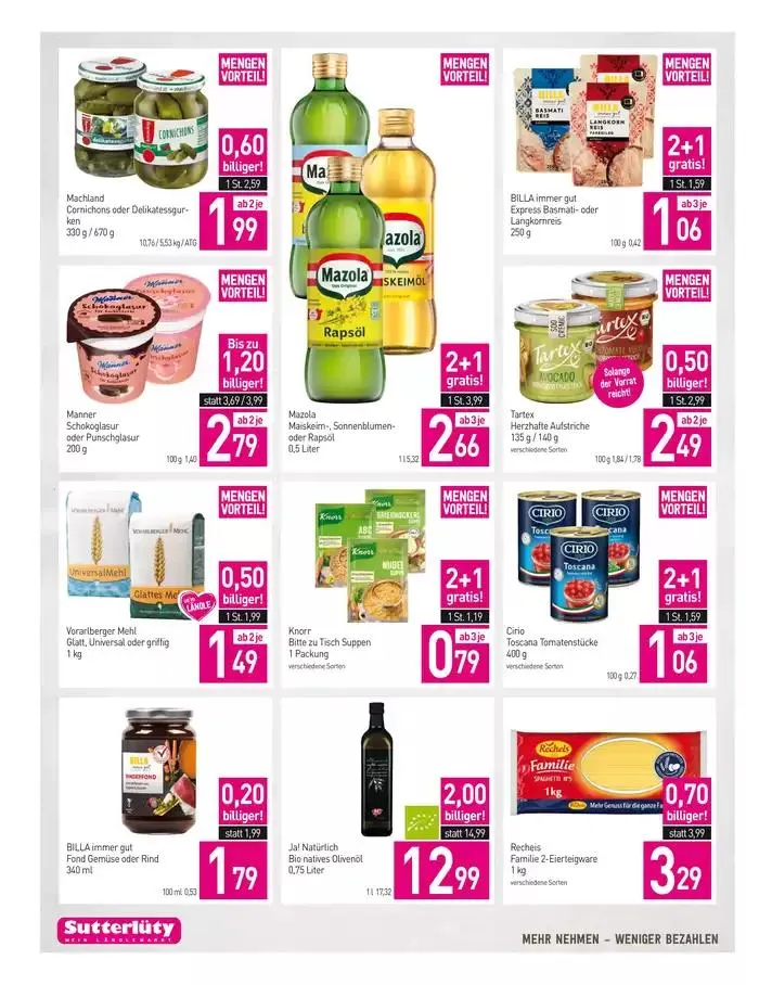 Sutterlüty flugblatt von 7. November bis 13. November 2024 - Flugblätt seite  22