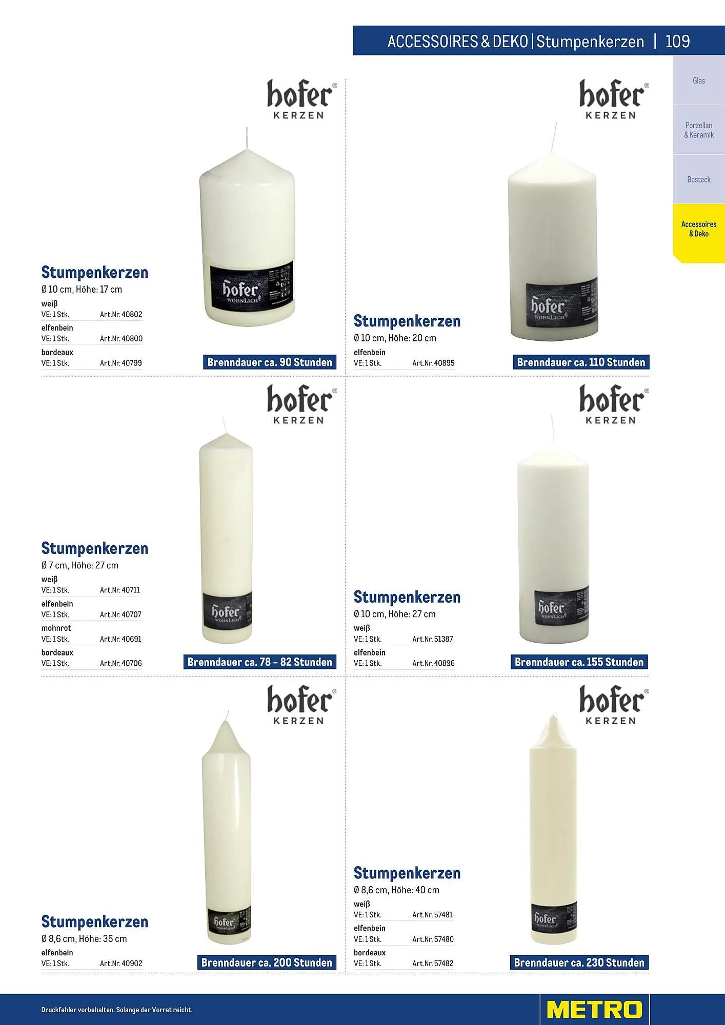 Metro Flugblatt von 25. März bis 31. Dezember 2026 - Flugblätt seite 109