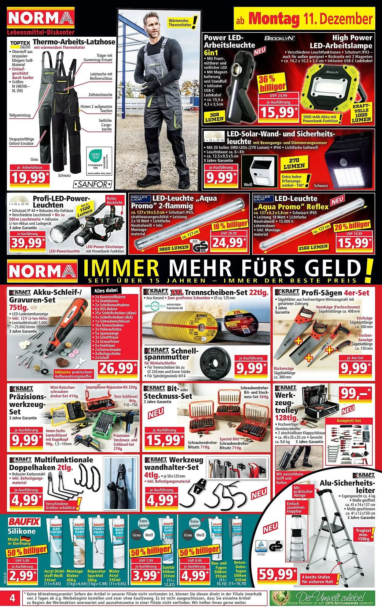 Norma Flugblatt von 11. Dezember bis 16. Dezember 2023 - Flugblätt seite  4