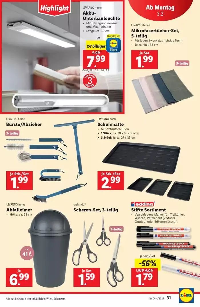 Tolles Angebot für alle Kunden von 30. Jänner bis 5. Februar 2025 - Flugblätt seite  35