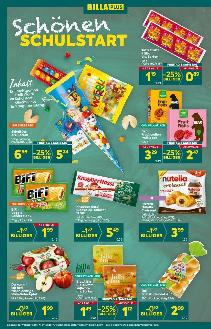 BILLA PLUS Flugblatt von 29. August bis 12. September 2024 - Flugblätt seite 8